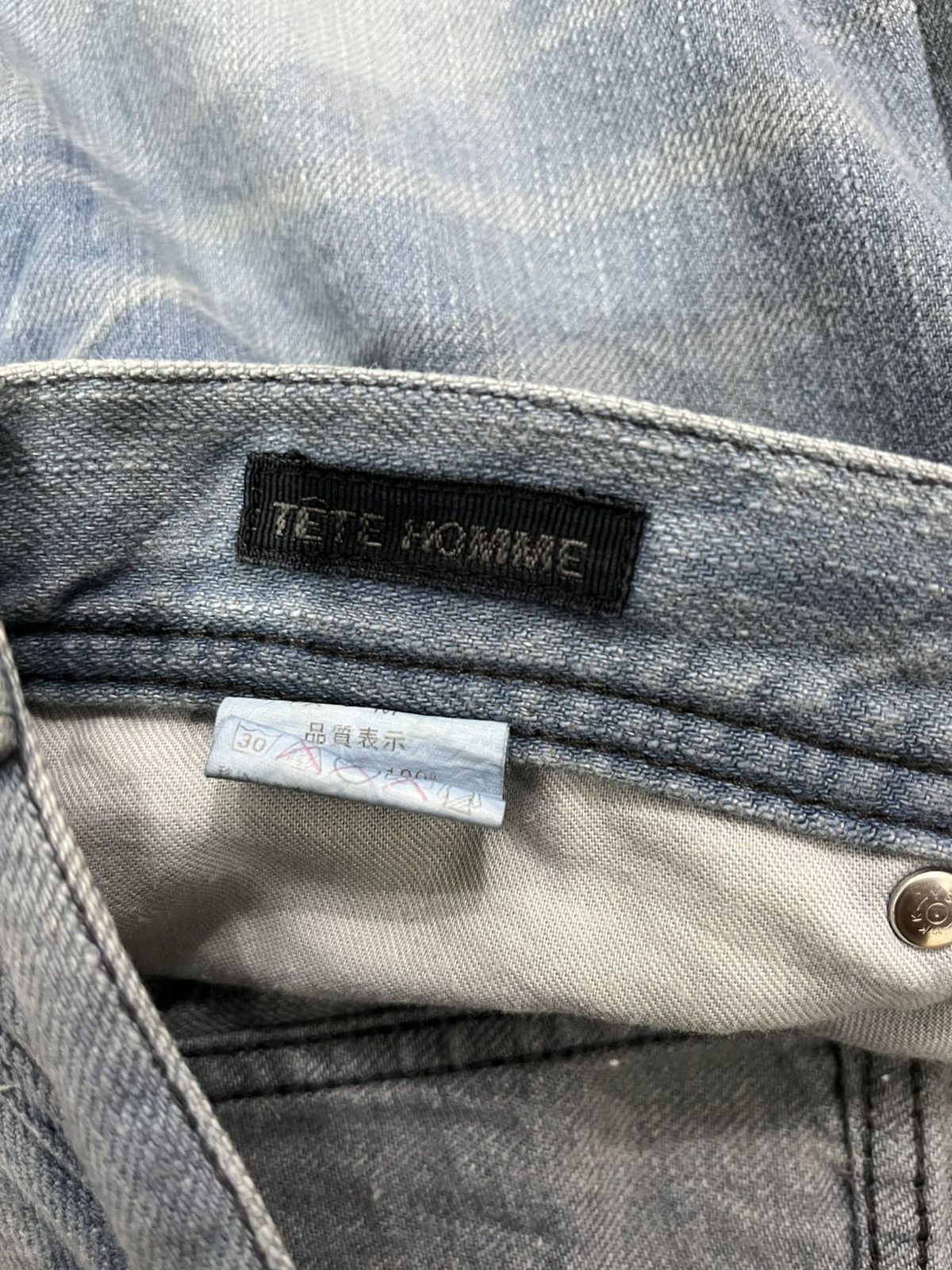Tete Homme Issey miyake tete homme flared jeans Size US 32 / EU 48 - 4 Thumbnail