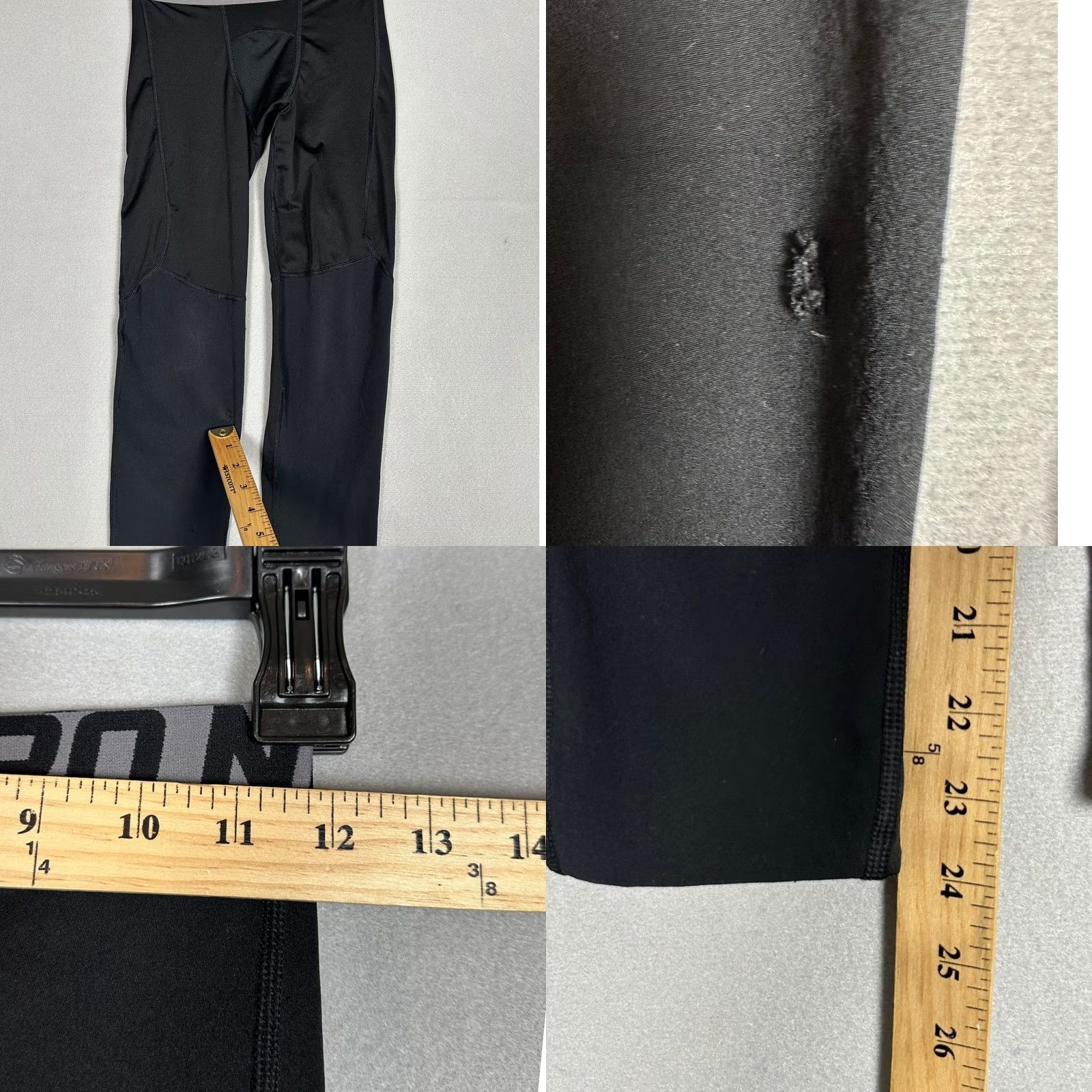Nike Nike Pro Compression Fitted Leggings Mens Medium Black Athletic Training Size US 31 - 8 Thumbnail