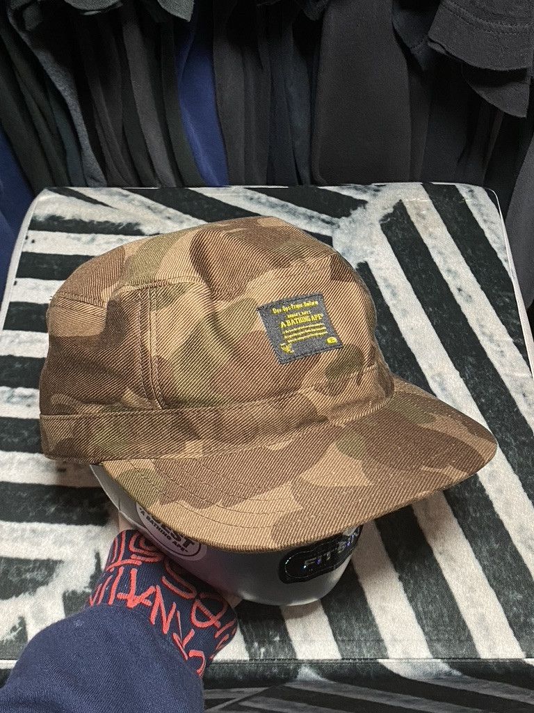 Bape 00s Bape Dev-Ops Proper Uniform Cut and Sew Flat Top Cap Size ONE SIZE - 1 Thumbnail