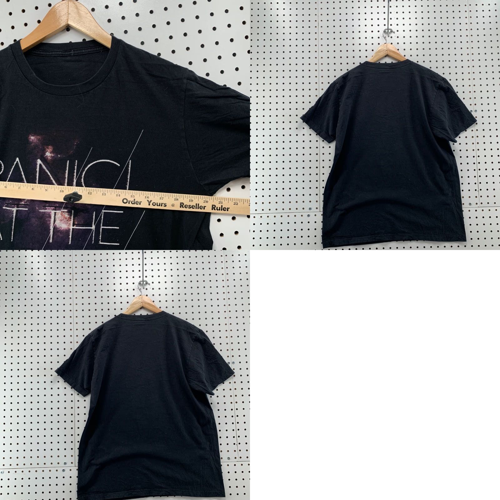Vintage Panic At The Disco Shirt Adult Medium Black Short Sleeve Band Tee Size US M / EU 48-50 / 2 - 9 Thumbnail