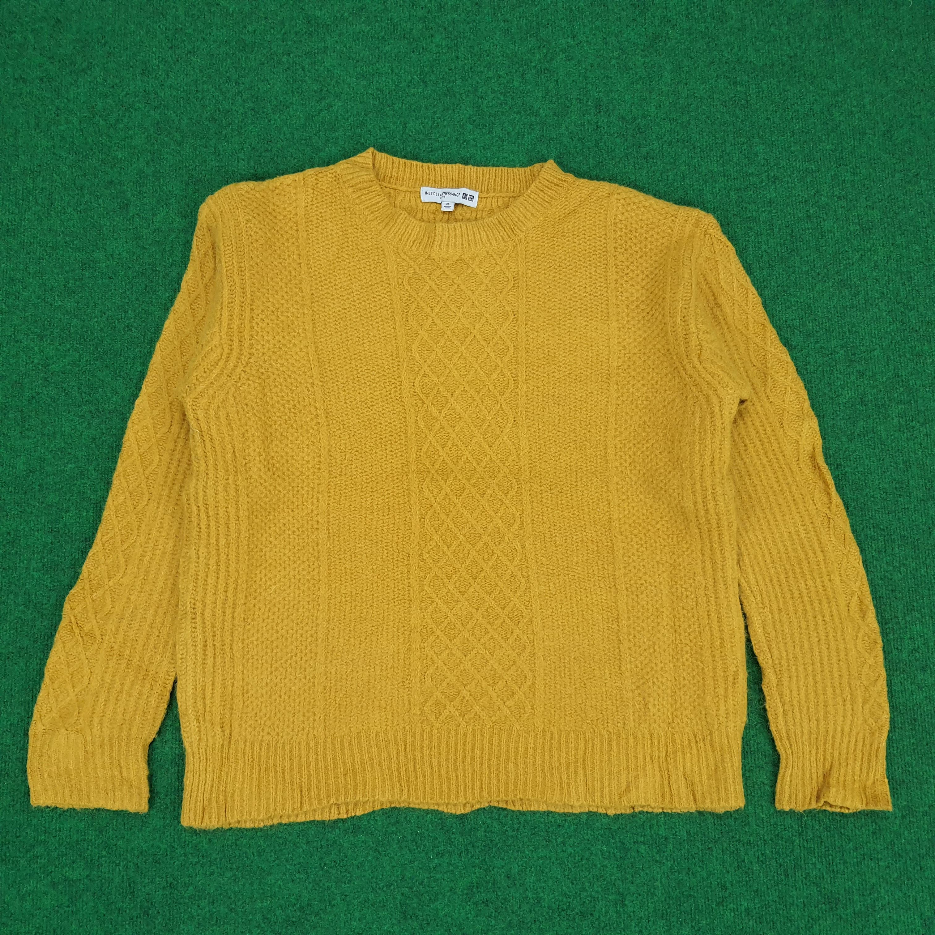 Japanese Brand × Vintage Vintage Ines De La Fressange Knitted Sweatshirt Size US M / EU 48-50 / 2 - 1 Thumbnail