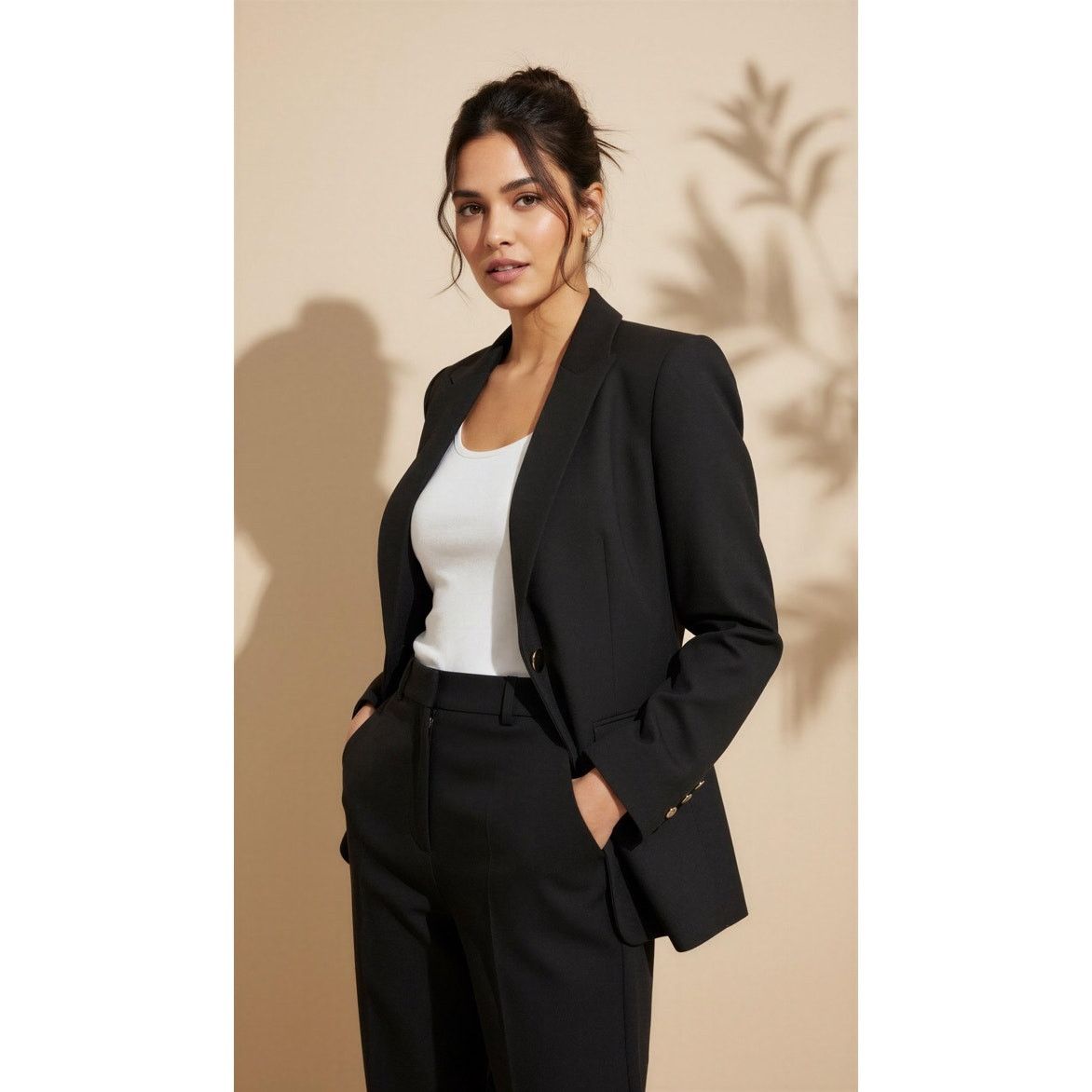 The Unbranded Brand NWT TOCCIN Willa Boyfriend Blazer Womens Size 2 Black Size XS / US 0-2 / IT 36-38 - 1 Thumbnail