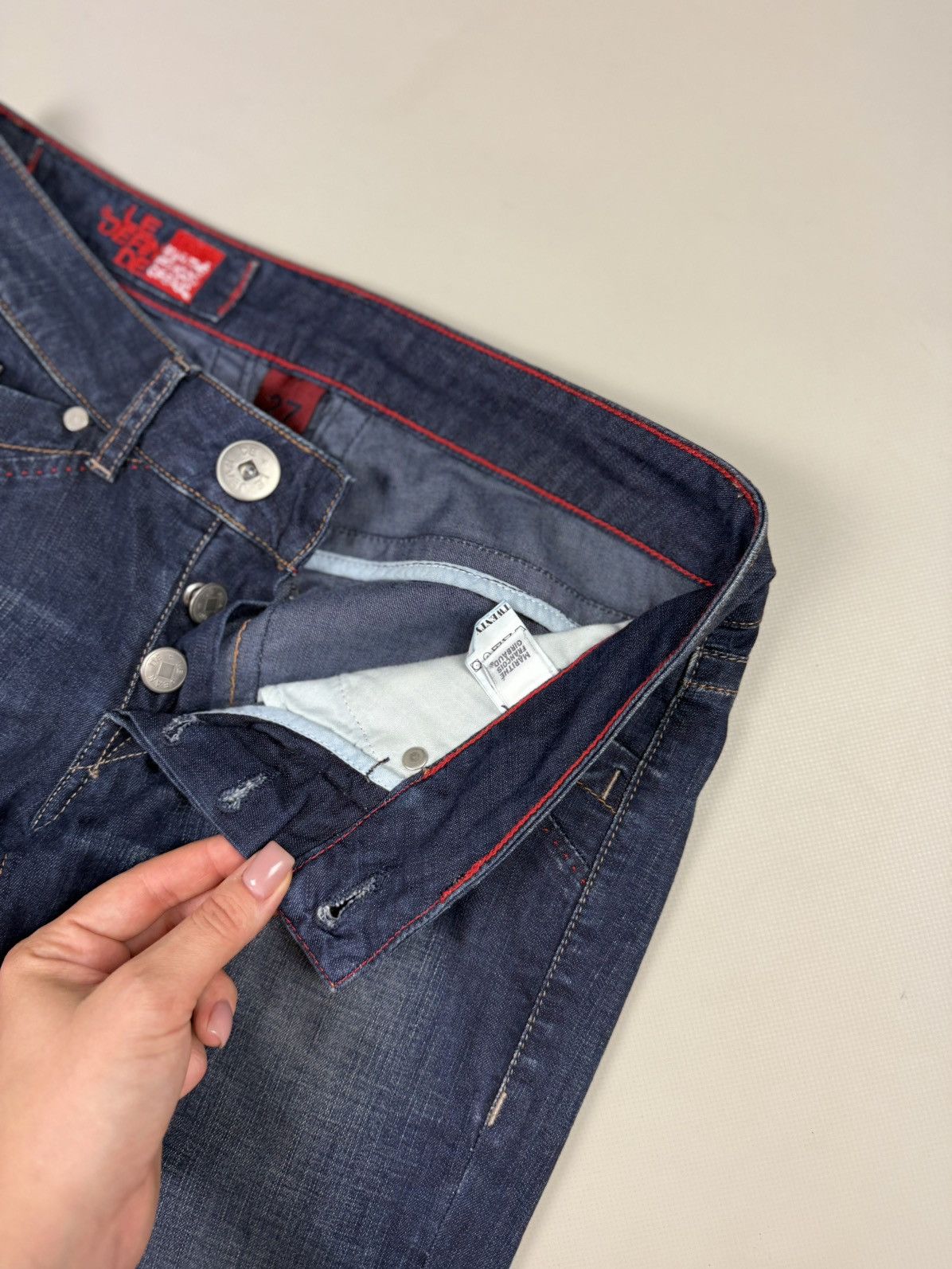 Marithe + Francois Girbaud Marithe Francois Girbaud Ladies Vintage Y2K Low Rise Jeans Size 27" / US 4 / IT 40 - 11 Thumbnail