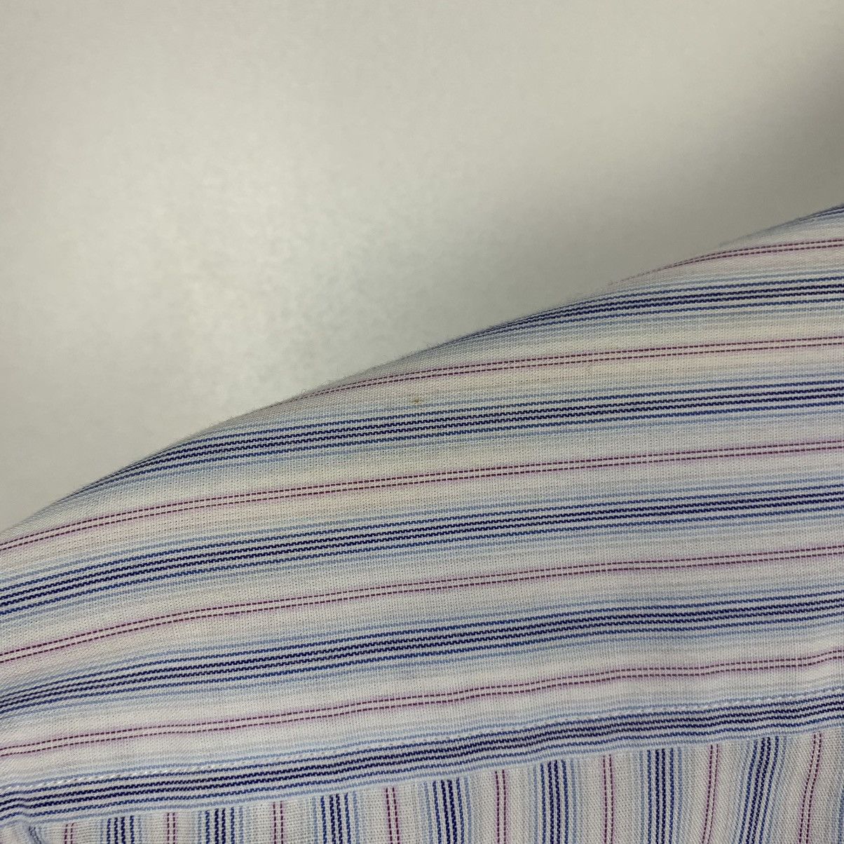 Yves Saint Laurent Vintage Yves Saint Laurent Striped Shirt Short Sleeve Size L Size US L / EU 52-54 / 3 - 14 Thumbnail