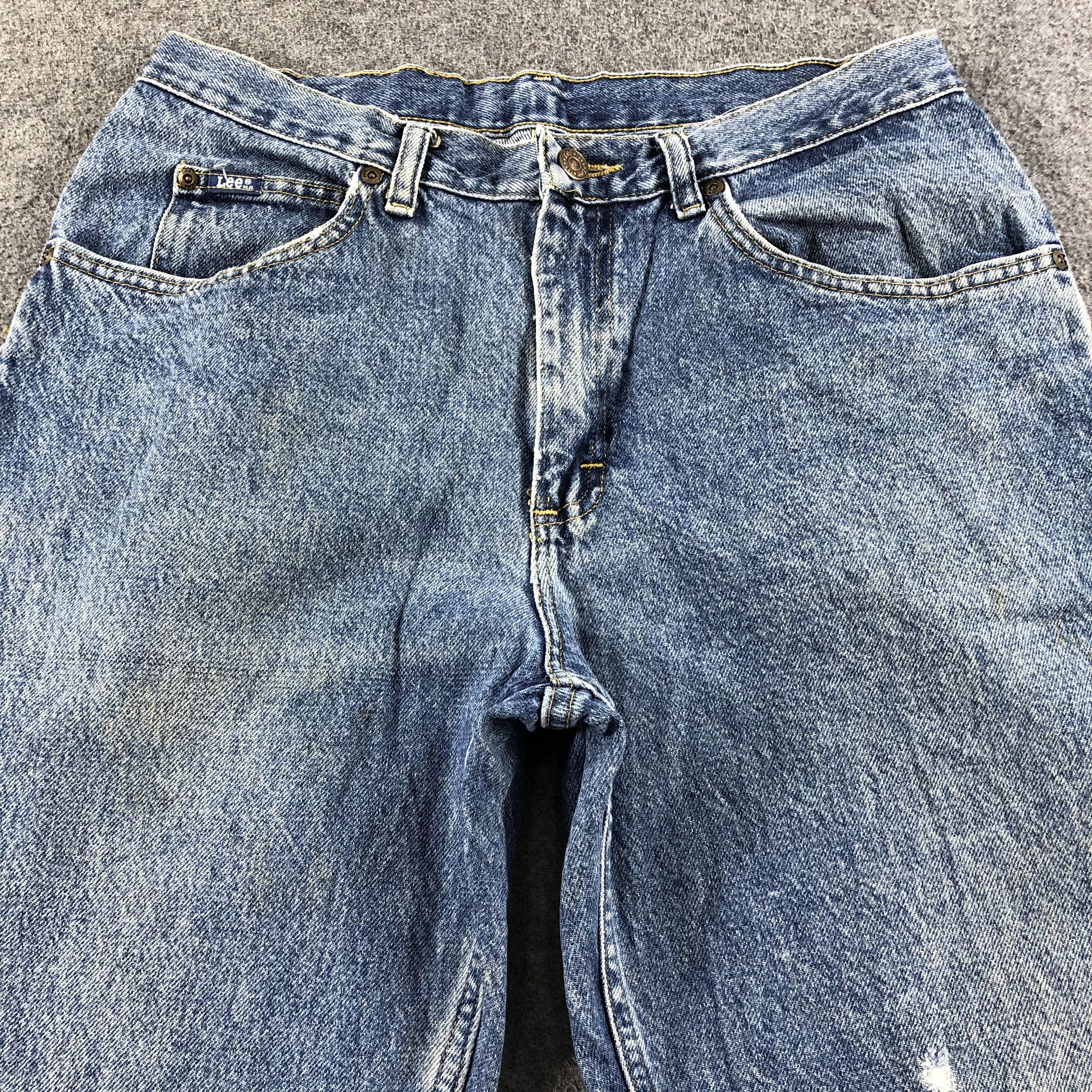 Lee Vintage Blue Wash Lee Jeans-J2496 Size US 32 / EU 48 - 3 Thumbnail