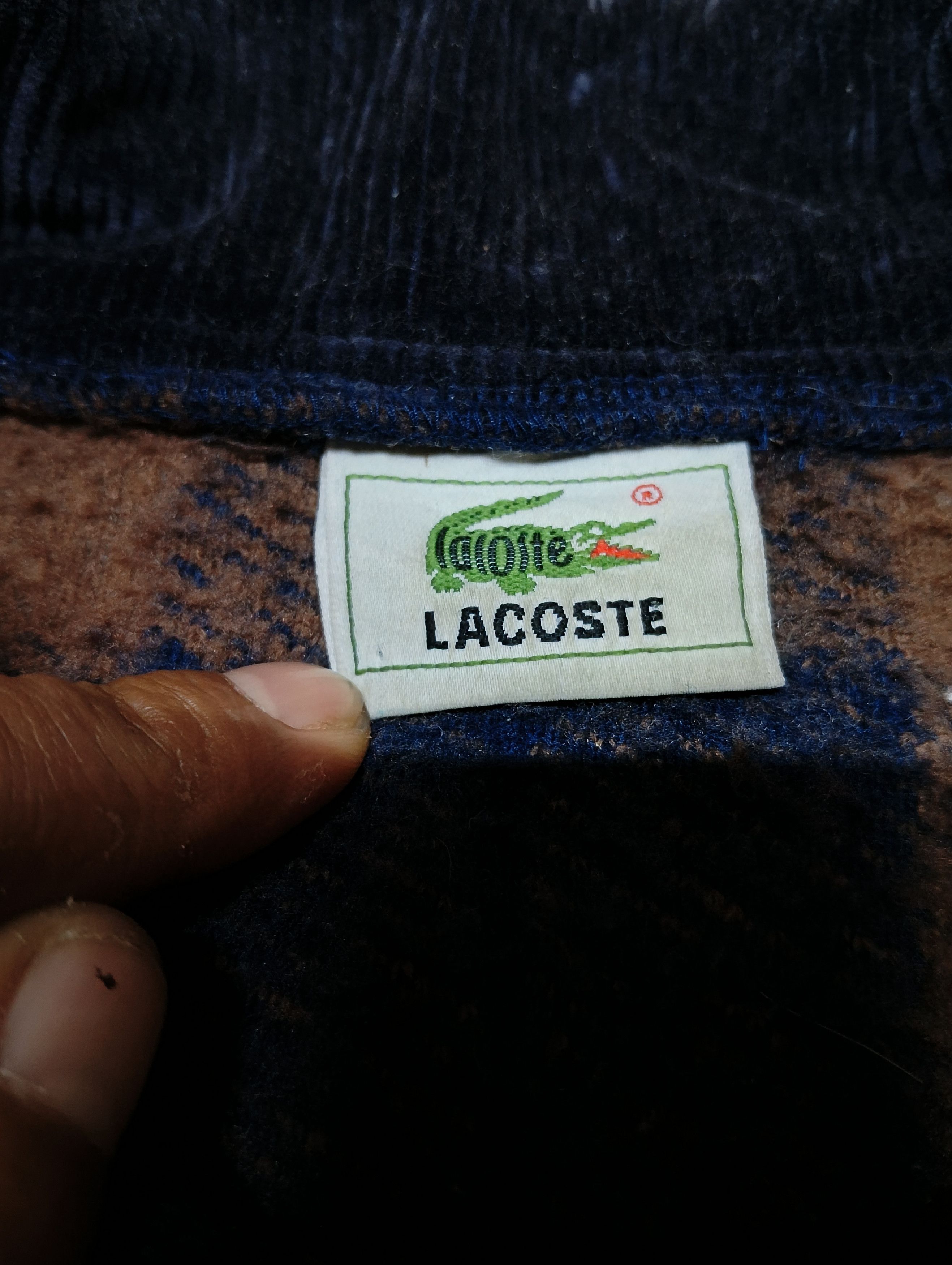 Lacoste × Vintage vintage 90s lacoste fleece jackets Size US L / EU 52-54 / 3 - 6 Thumbnail