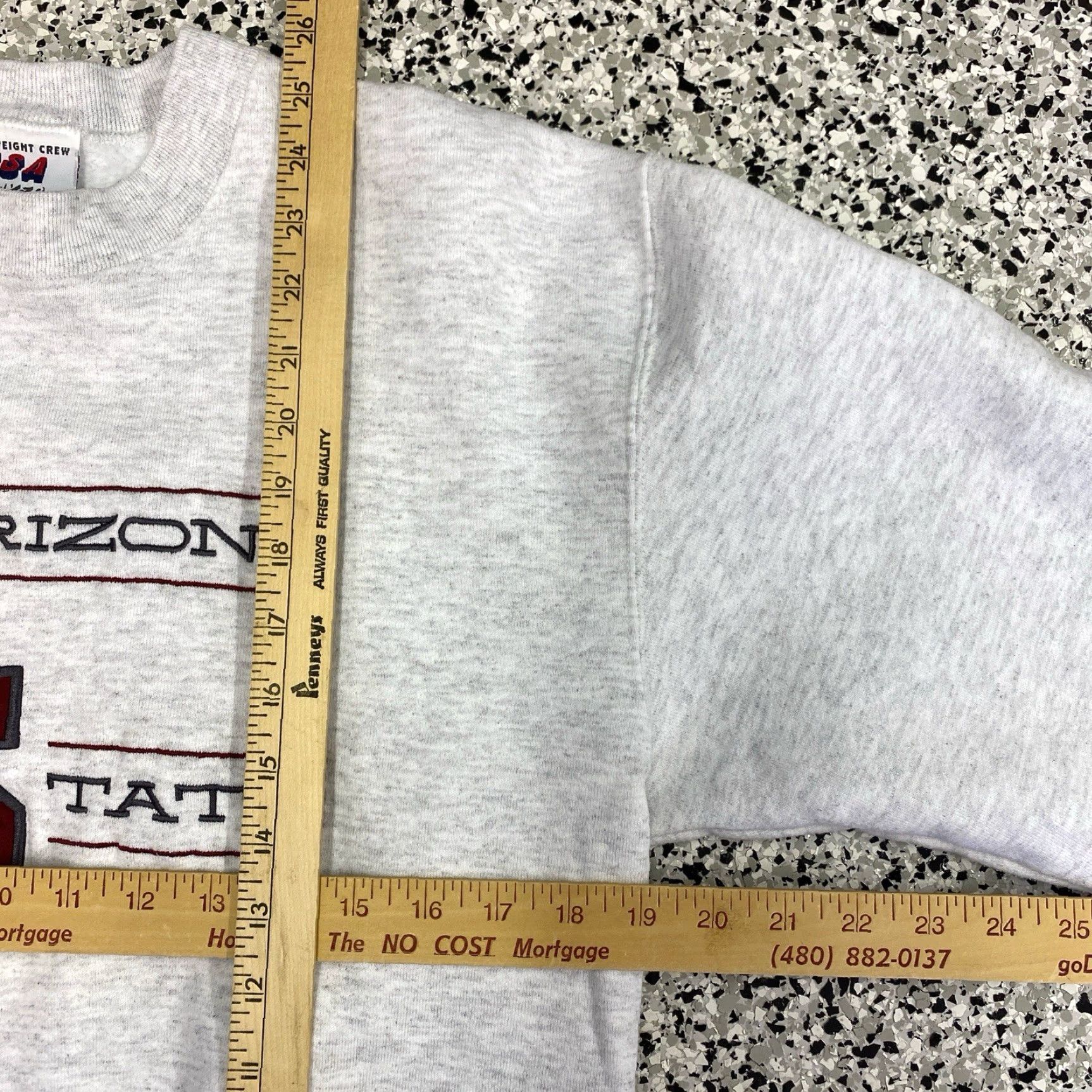 Vintage VINTAGE Heavyweight ASU Arizona State Sweatshirt Adult Medium Gray Logo Crew Neck Long Sleeve Unisex Adults Pullover All Seasons Stiched Logo USA Made Size US M / EU 48-50 / 2 - 2 Thumbnail