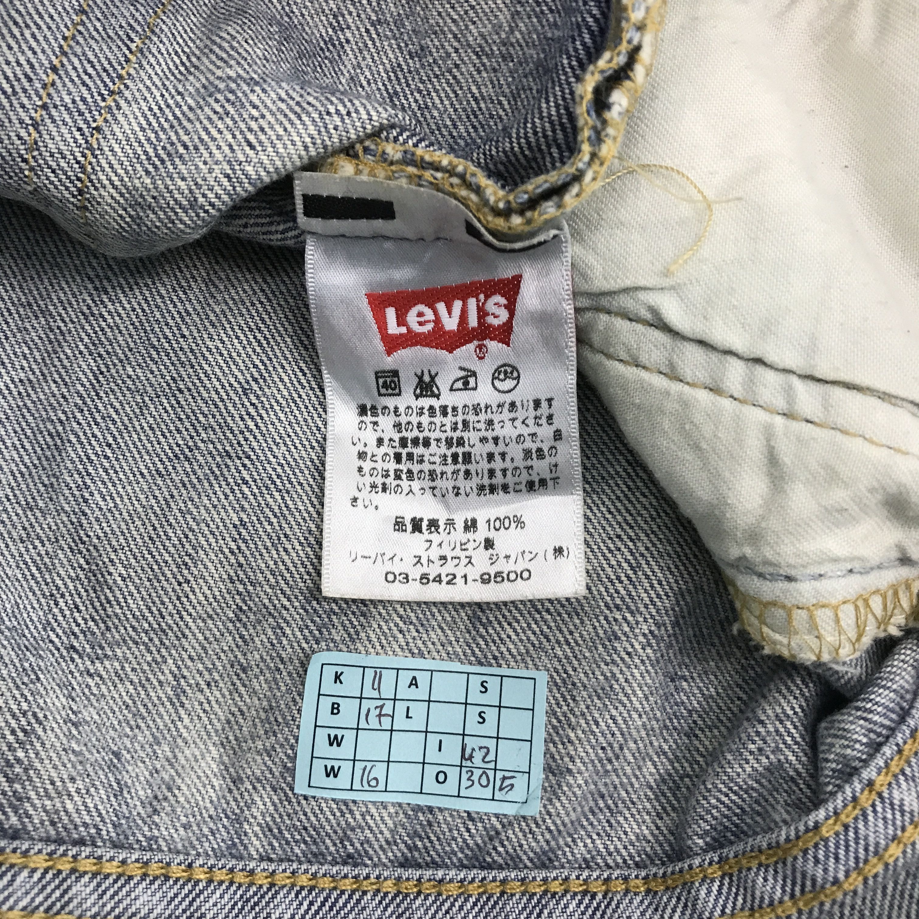Levi's × Levi's Vintage Clothing LEVI'S 501 DISTRESSED DENIM JEANS PANTS Size US 32 / EU 48 - 14 Thumbnail
