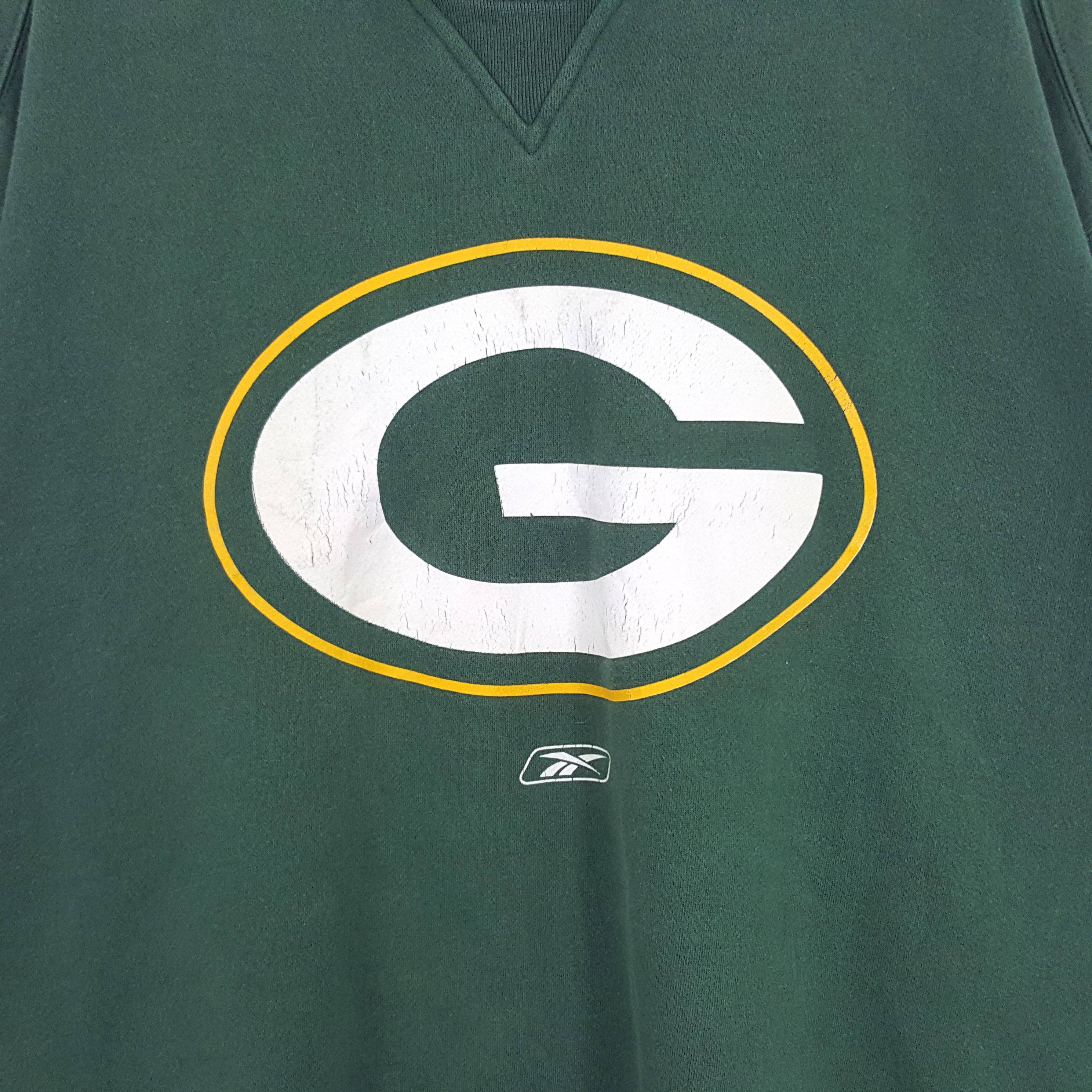 NFL × Reebok × Vintage Vintage Reebok Greebay Packers American Football Sweatshirt Size US XXL / EU 58 / 5 - 2 Thumbnail