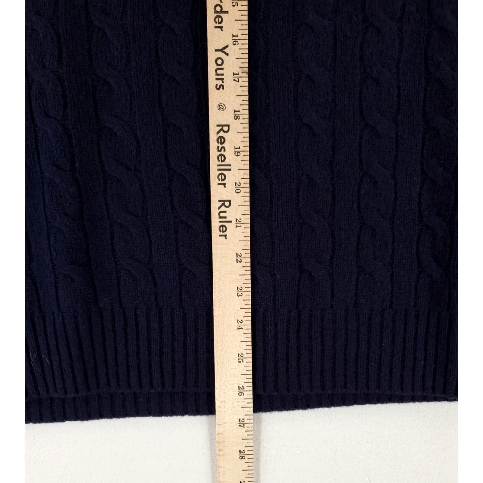 Polo Ralph Lauren Polo Ralph Lauren Sweater Cable-Knit Wool Cashmere Blend Blue Mens XXL Pullover Size US XXL / EU 58 / 5 - 6 Thumbnail