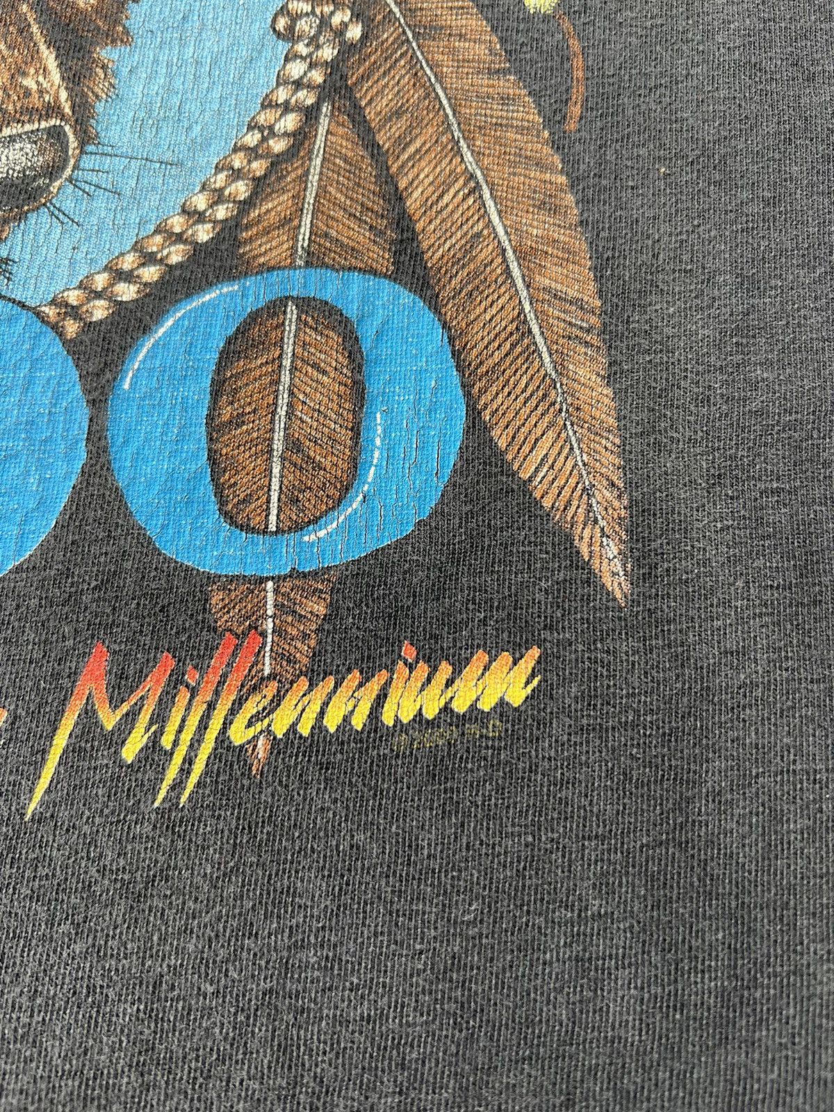 Harley Davidson Vintage 2000 Harley Davidson Bike Week Daytona Wolf T-shirt Size US M / EU 48-50 / 2 - 8 Thumbnail