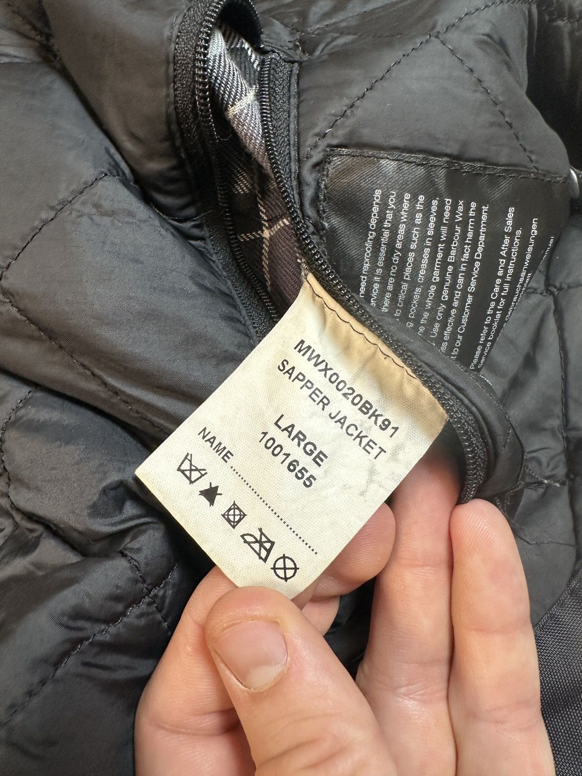 Barbour Vintage Barbour Wax Sapper Jacket UK Style Streetwear L Size US L / EU 52-54 / 3 - 8 Thumbnail