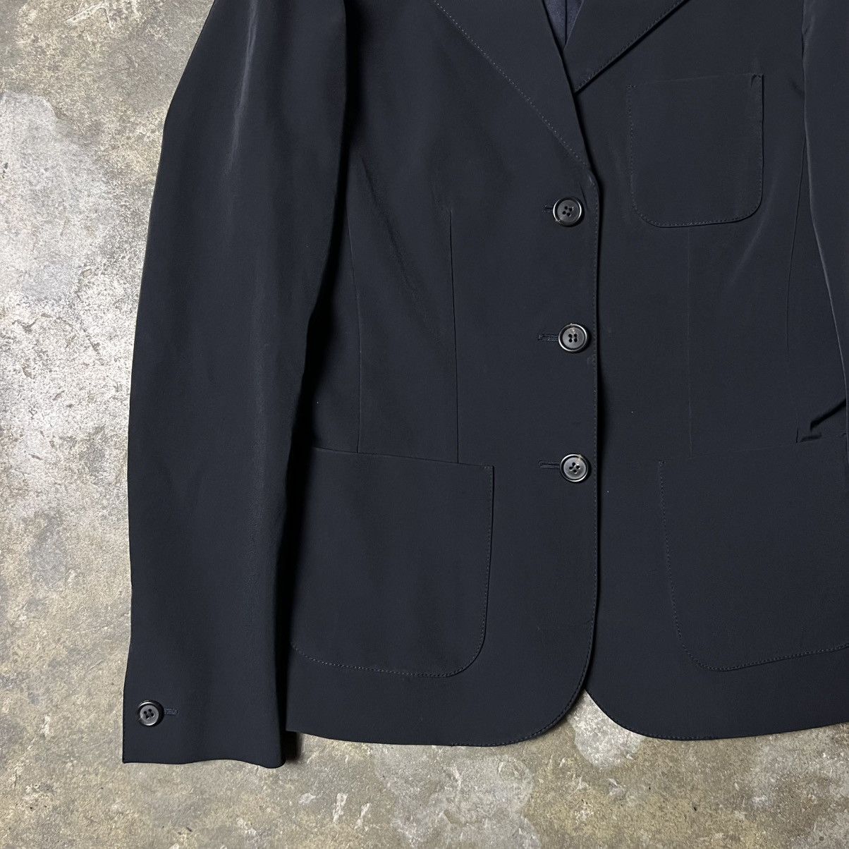 Prada Prada - SS02 - Technical Jersey Blazer (Black) Size XS / US 0-2 / IT 36-38 - 4 Thumbnail