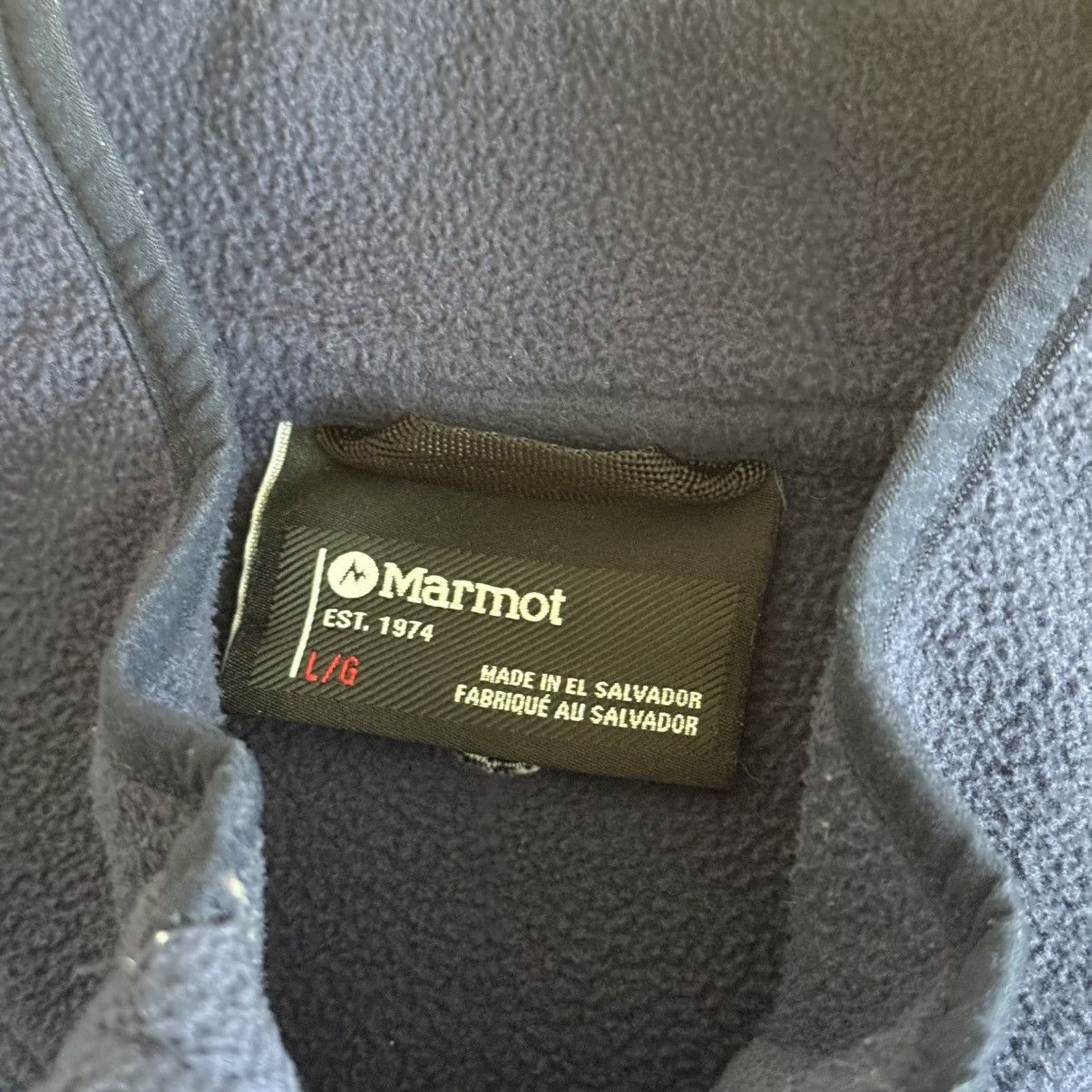Marmot Marmot Fleece Jacket Blue Full Zip Outdoor Lightweight Mens Size US L / EU 52-54 / 3 - 4 Thumbnail