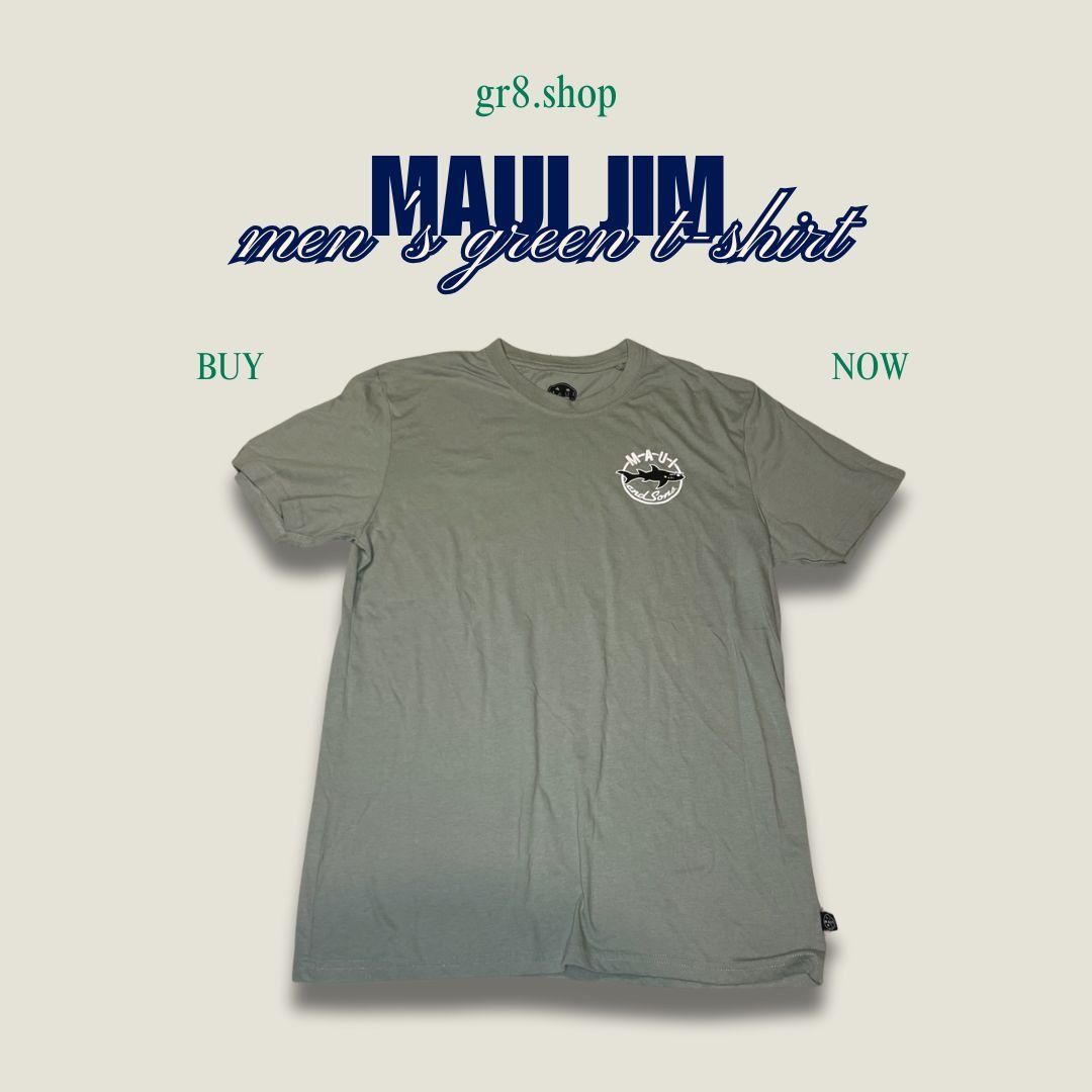 Maui and Sons Maui & Sons Mens Green Logo T-Shirt Medium Cotton Casual Cre Size US M / EU 48-50 / 2 - 1 Thumbnail