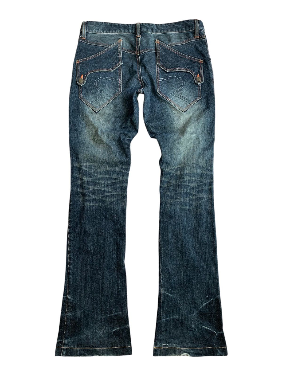 Obelisk Obelisk Archive Edo Black Flared Indigo Mudwash Denim Size US 32 / EU 48 - 5 Thumbnail