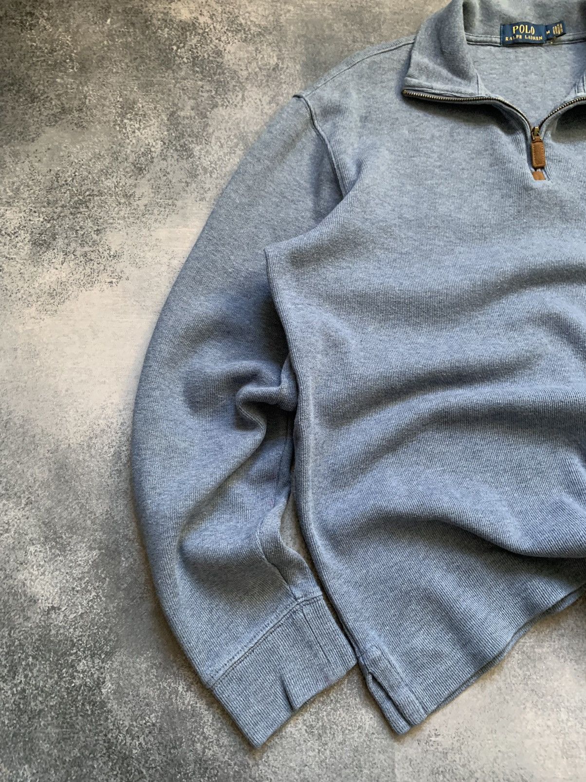 Polo Ralph Lauren × Vintage Vintage Polo Ralph Lauren Zip 1/4 Sweatshirt Old Money Y2K Size US M / EU 48-50 / 2 - 2 Thumbnail
