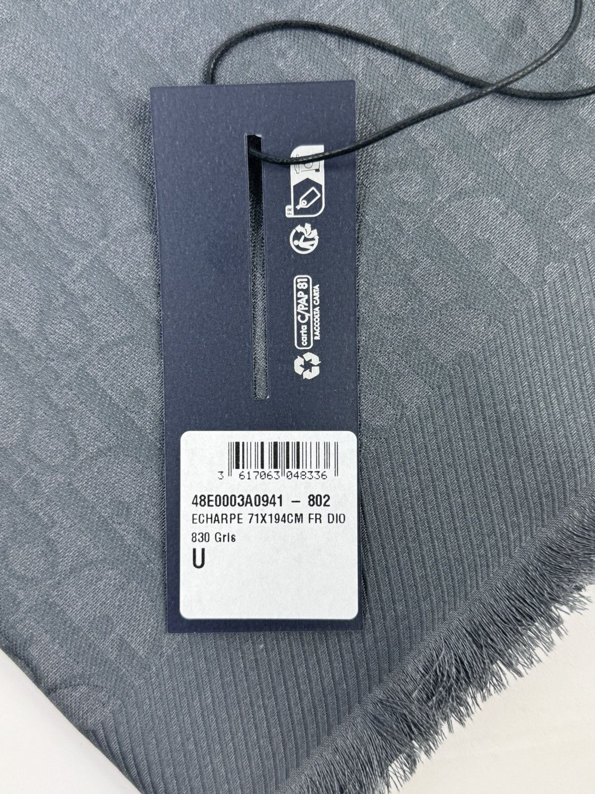 Dior DIOR OBLIQUE PRINT SCARF Size ONE SIZE - 5 Thumbnail