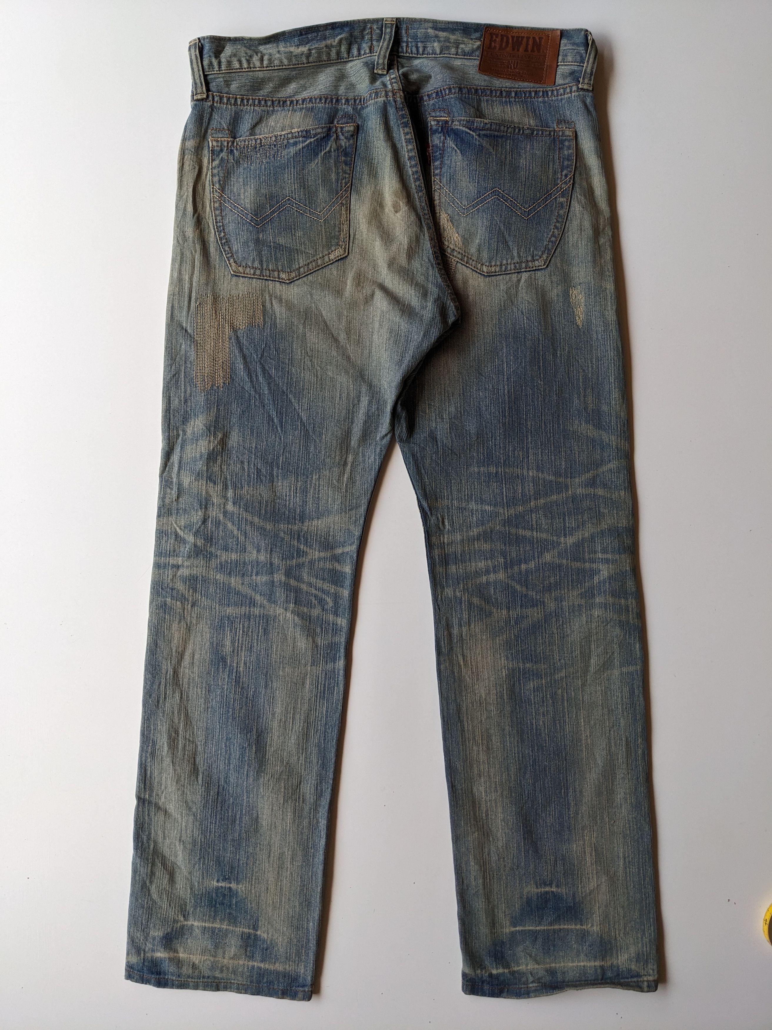 Edwin EDWIN 403XV Mudwash patchwork rusty jeans Size US 39 - 2 Thumbnail