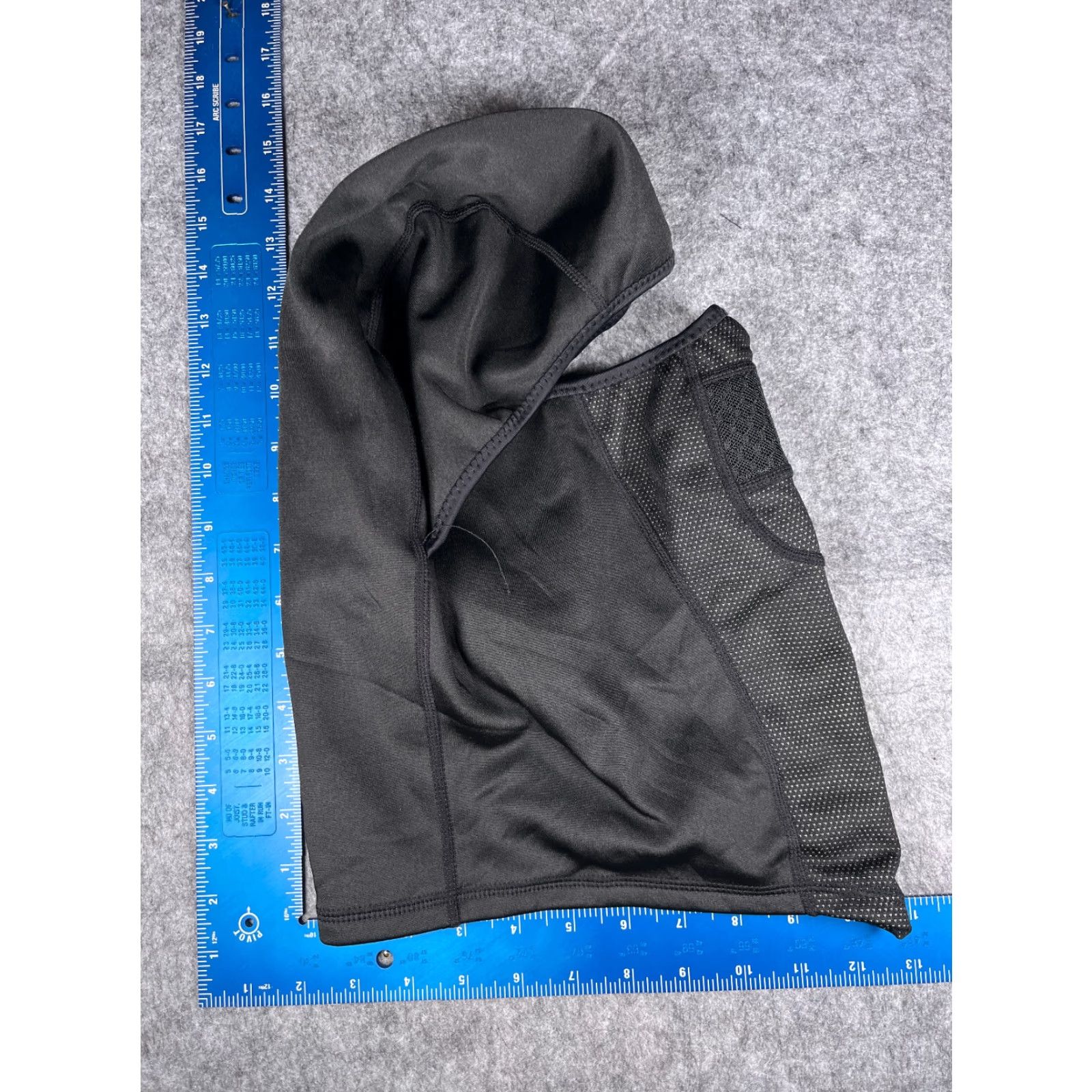 Vintage Balaclava Hat/Cap Adult One Size Black Polyester Fleece Lightweight Outdoor Ski Snowboarding Winter Winter Wear Men Size ONE SIZE - 4 Thumbnail