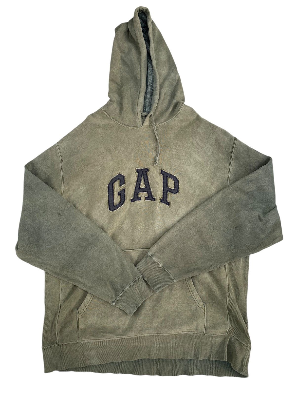 Gap Vtg Gap Hoodie Sun Faded Mos Green Size US L / EU 52-54 / 3 - 2 Thumbnail