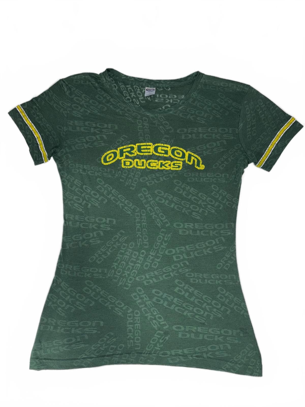 Designer Oregon Ducks Graphic Tee - Women's Large Size L / US 10 / IT 46 - 1 Thumbnail
