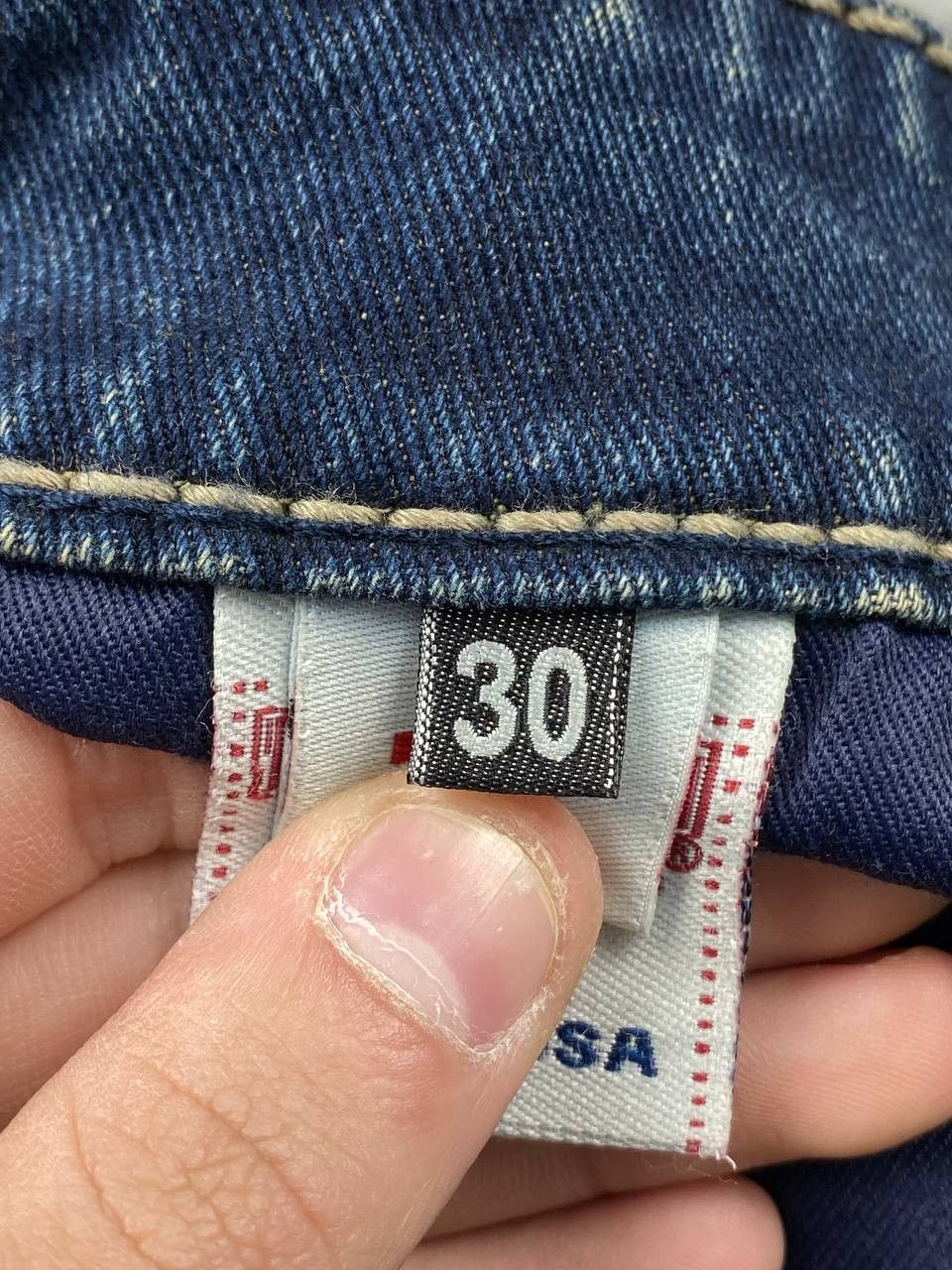 True Religion Vintage True Religion Rocco Denim Baggy Jeans Size US 30 / EU 46 - 10 Thumbnail