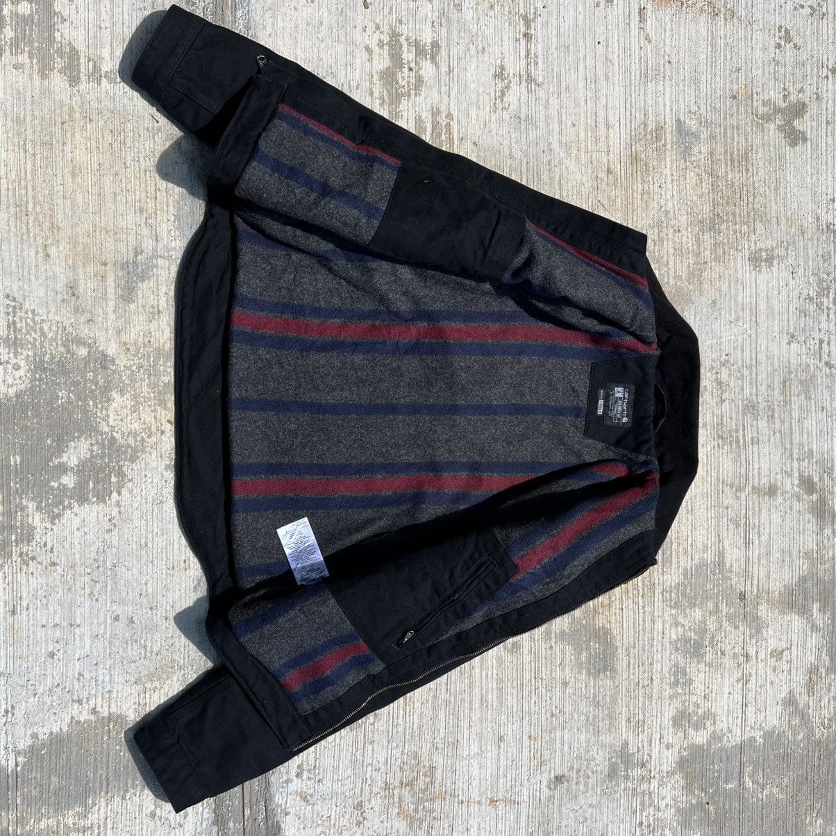 Carhartt × Vintage Carhartt Detroid Black Jacket Size US S / EU 44-46 / 1 - 19 Thumbnail