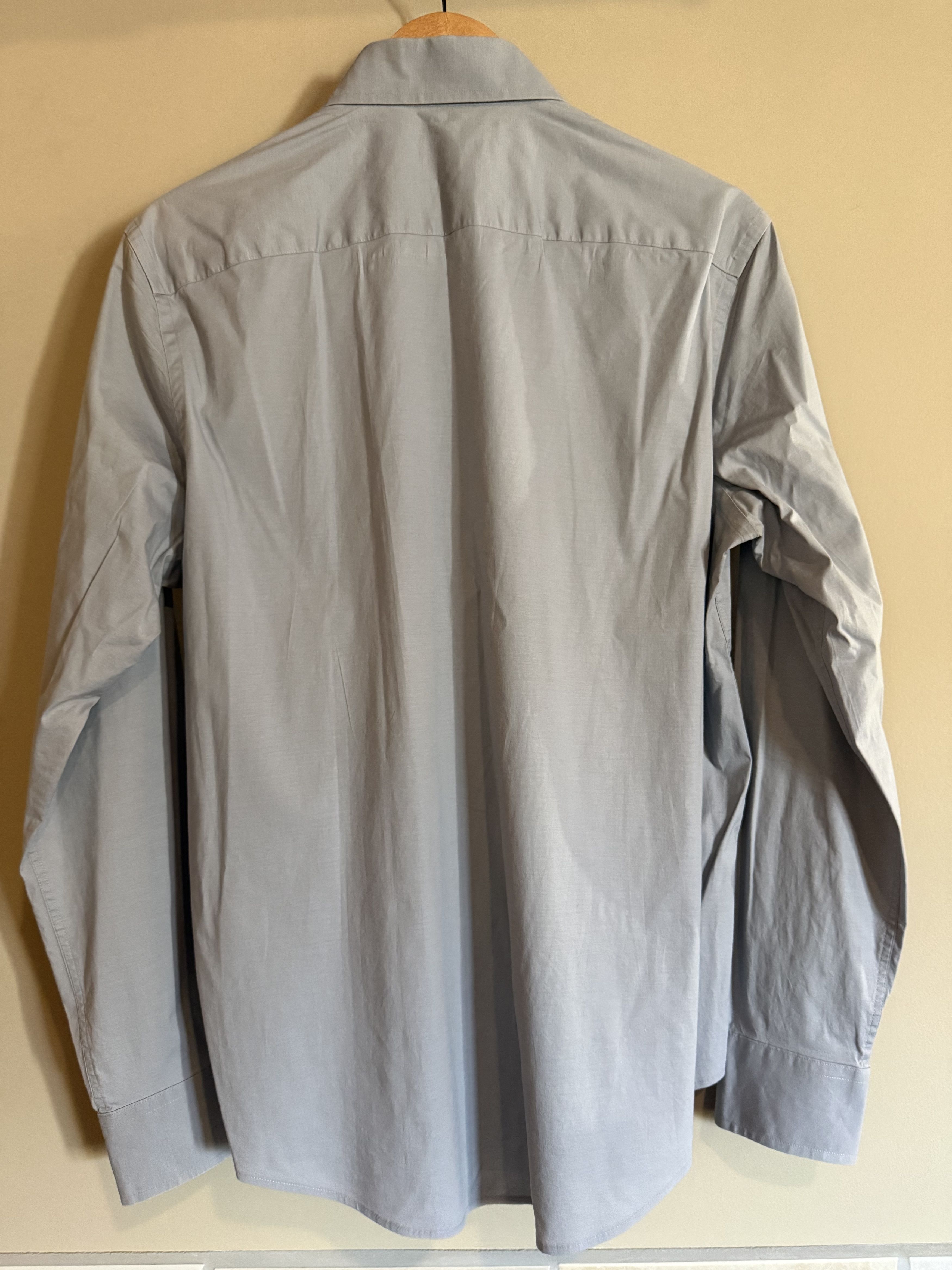 DKNY DKNY Grey L/S Dress Shirt, Men's Medium Size US M / EU 48-50 / 2 - 6 Thumbnail
