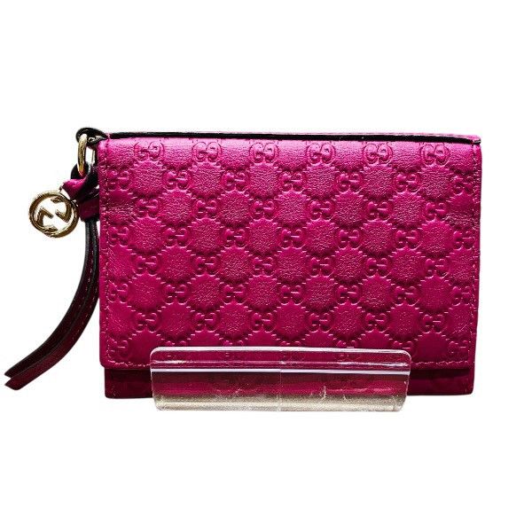 Gucci Gucci Gucci Micro Guccissima Leather Card Holder Leather Business card case 323401 DUTY FREE for USA Size ONE SIZE - 1 Thumbnail