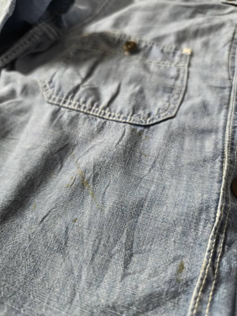 NEAL CASSADY FREEWHEELERS RAILROAD 30s STYLE chambray