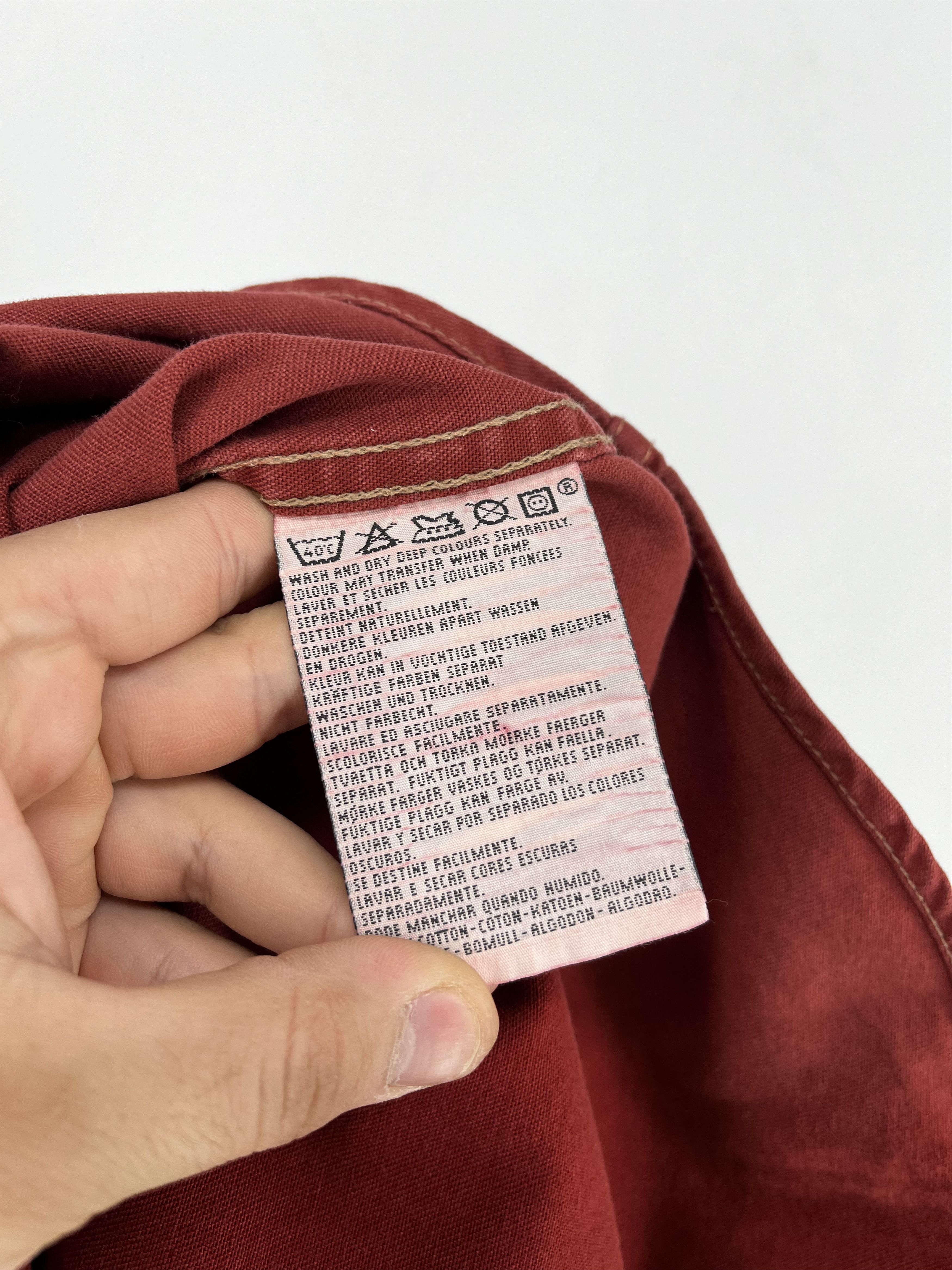 Levi's Vintage Clothing × Vintage Vintage 90s Levi’sLevi’s White Red Jacket Size US S / EU 44-46 / 1 - 12 Thumbnail
