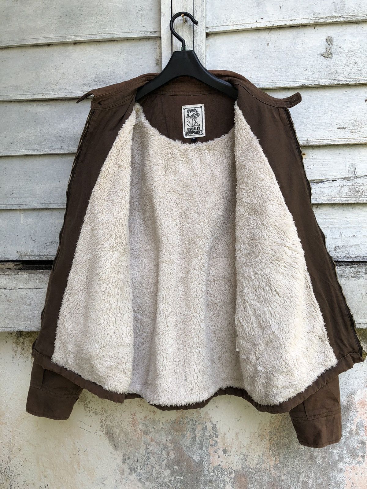Japanese Brand Eyedy Oldie But Goodies Sherpa Lining Jacket Size US XL / EU 56 / 4 - 5 Thumbnail