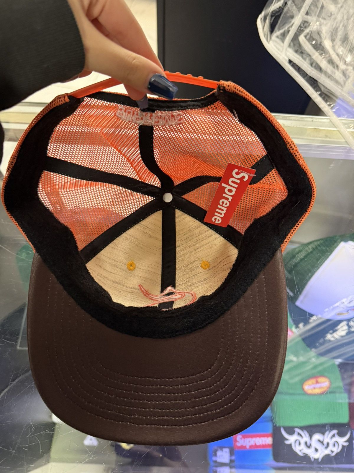 Supreme Supreme S Snap Back (Yellow/Brown/Orange) Size ONE SIZE - 3 Thumbnail