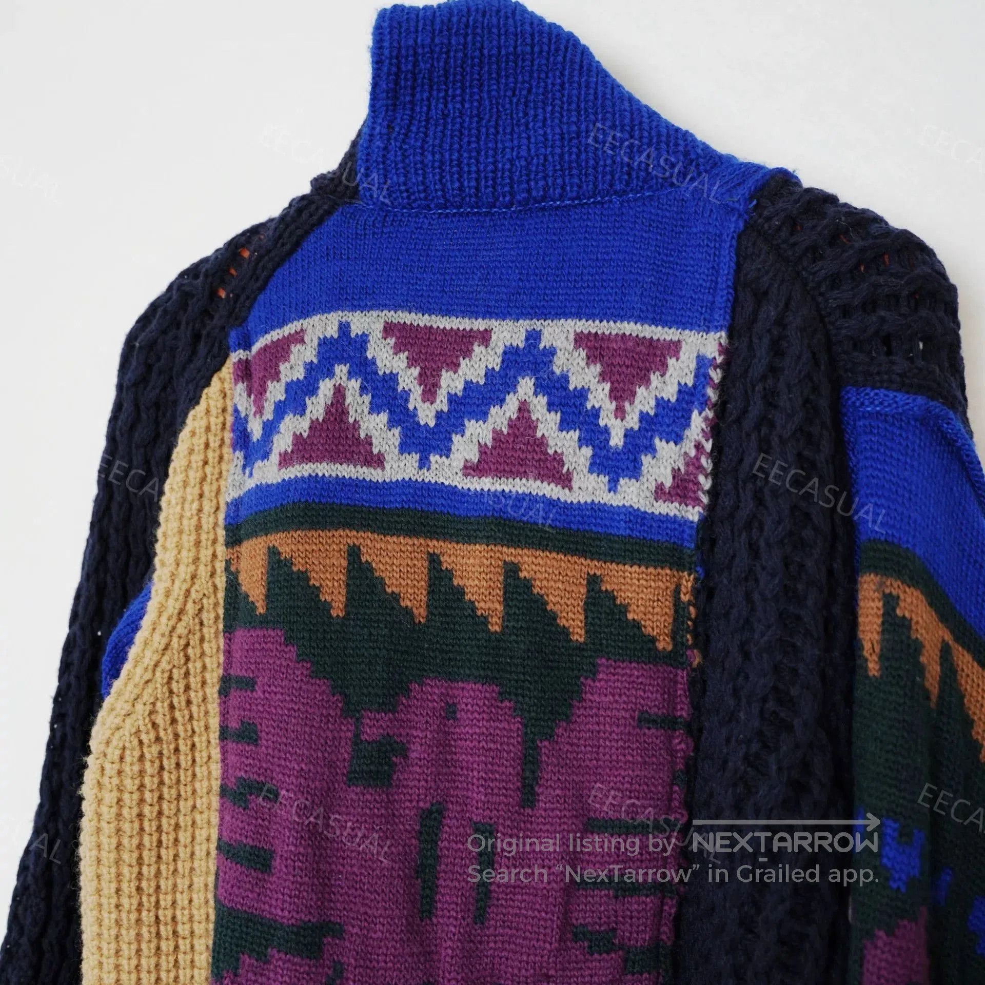 Sacai Sacai Deconstructed Wool Sweater Jacket. Size M / US 6-8 / IT 42-44 - 7 Thumbnail