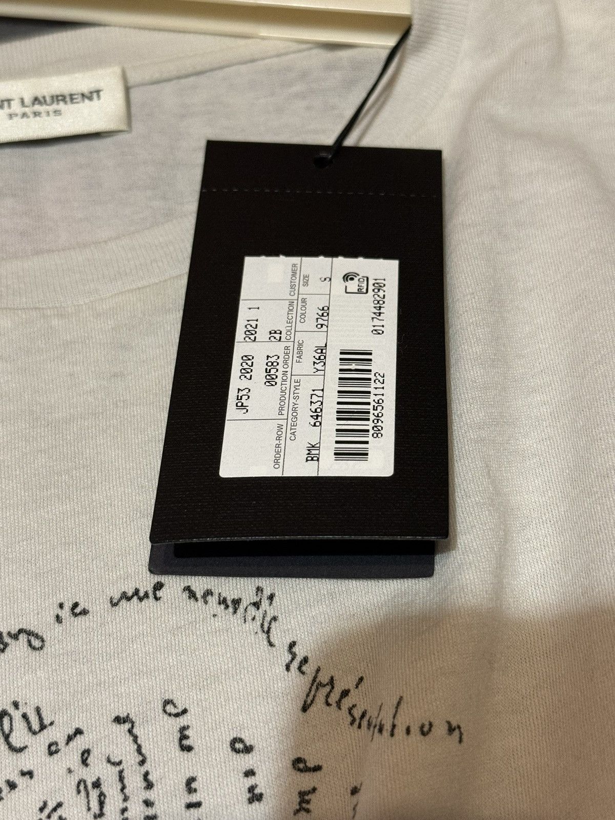 Saint Laurent Paris Saint Laurent Tout Terriblement Size US S / EU 44-46 / 1 - 9 Thumbnail