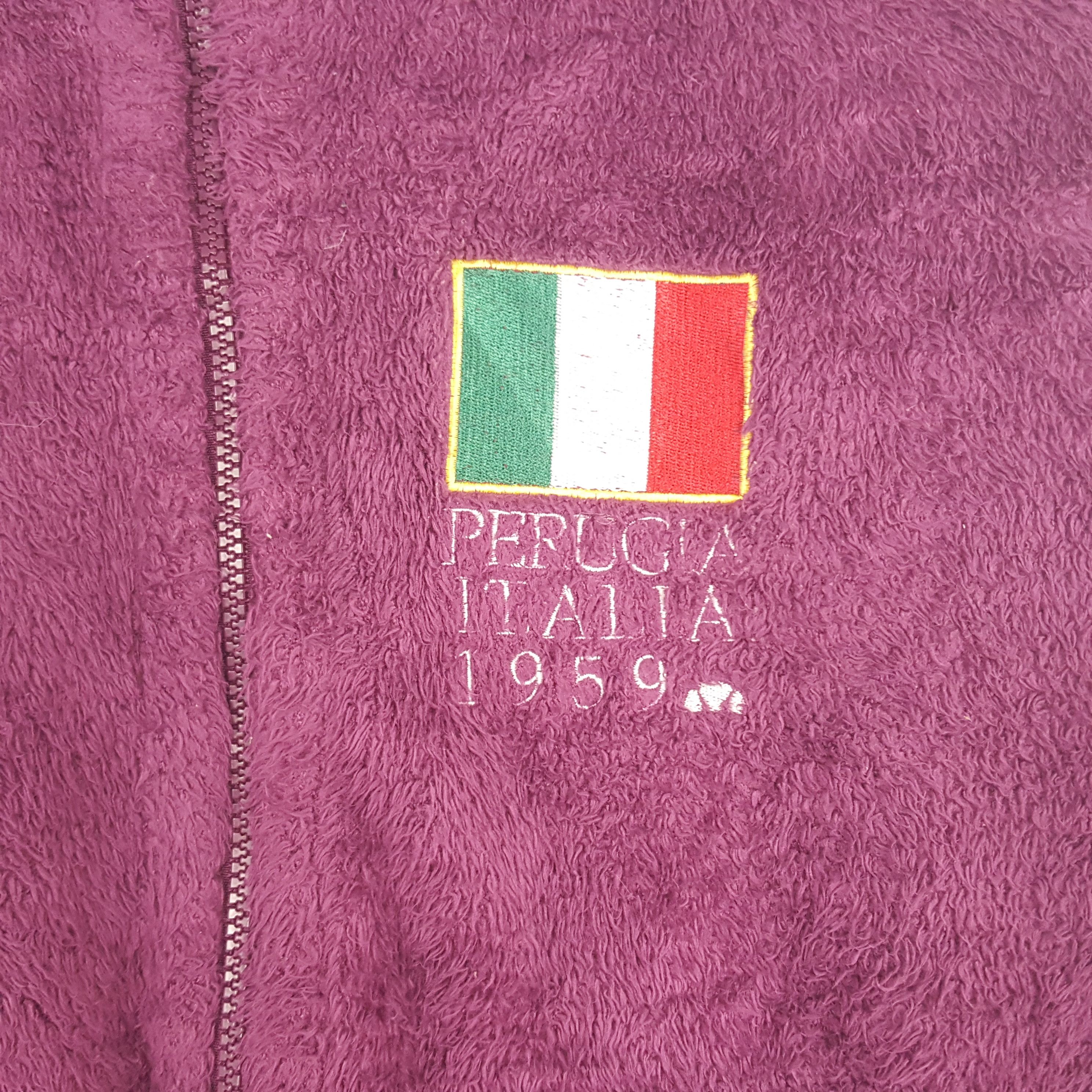 Ellesse × Vintage Vintage Ellesse Perugia Italia 1959 Fleece Jacket Size US L / EU 52-54 / 3 - 2 Thumbnail