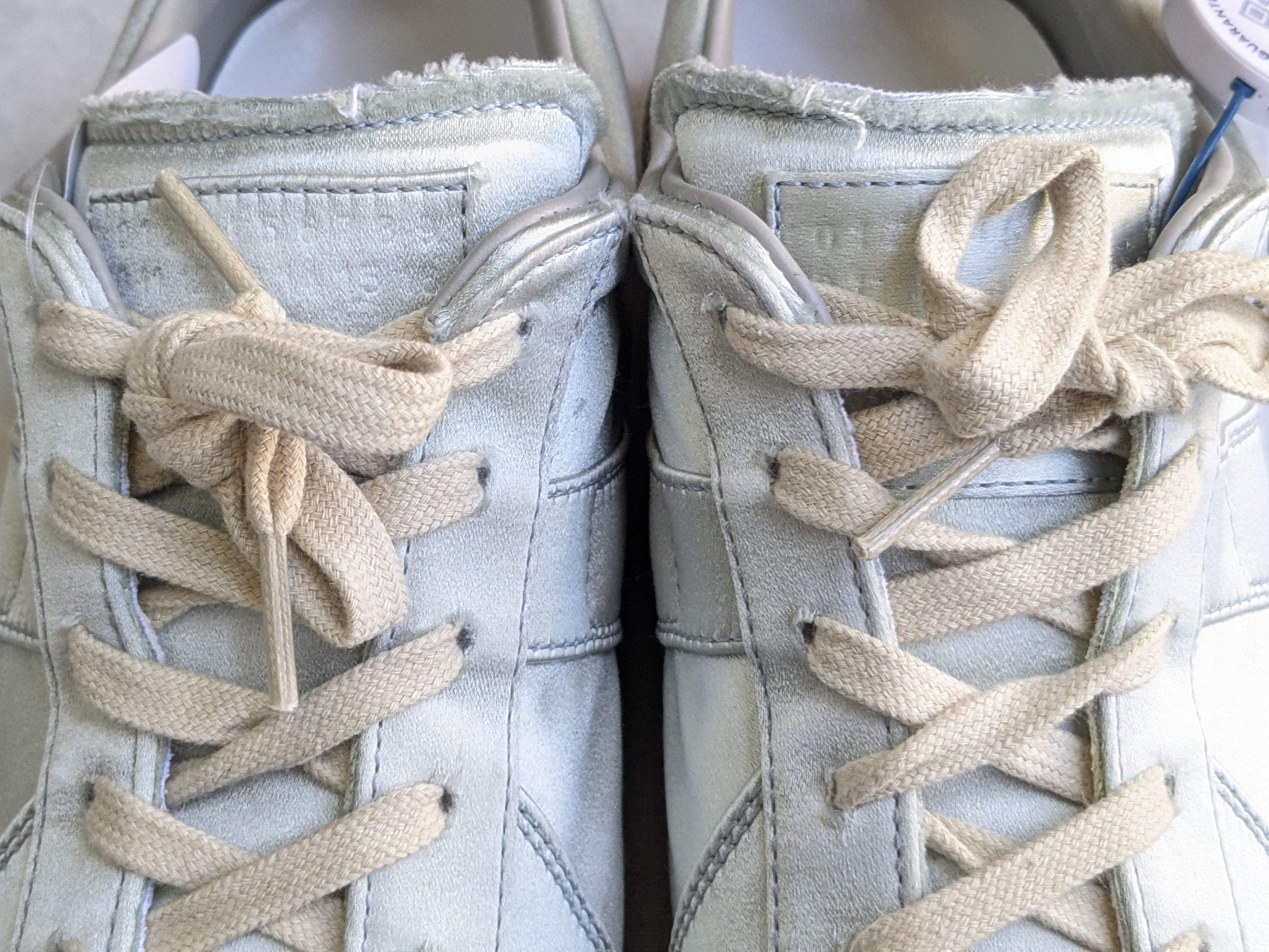 Maison Margiela Maison Margiela GAT Replica Blue Satin 9 42 Low Leather Size US 9 / EU 42 - 7 Thumbnail