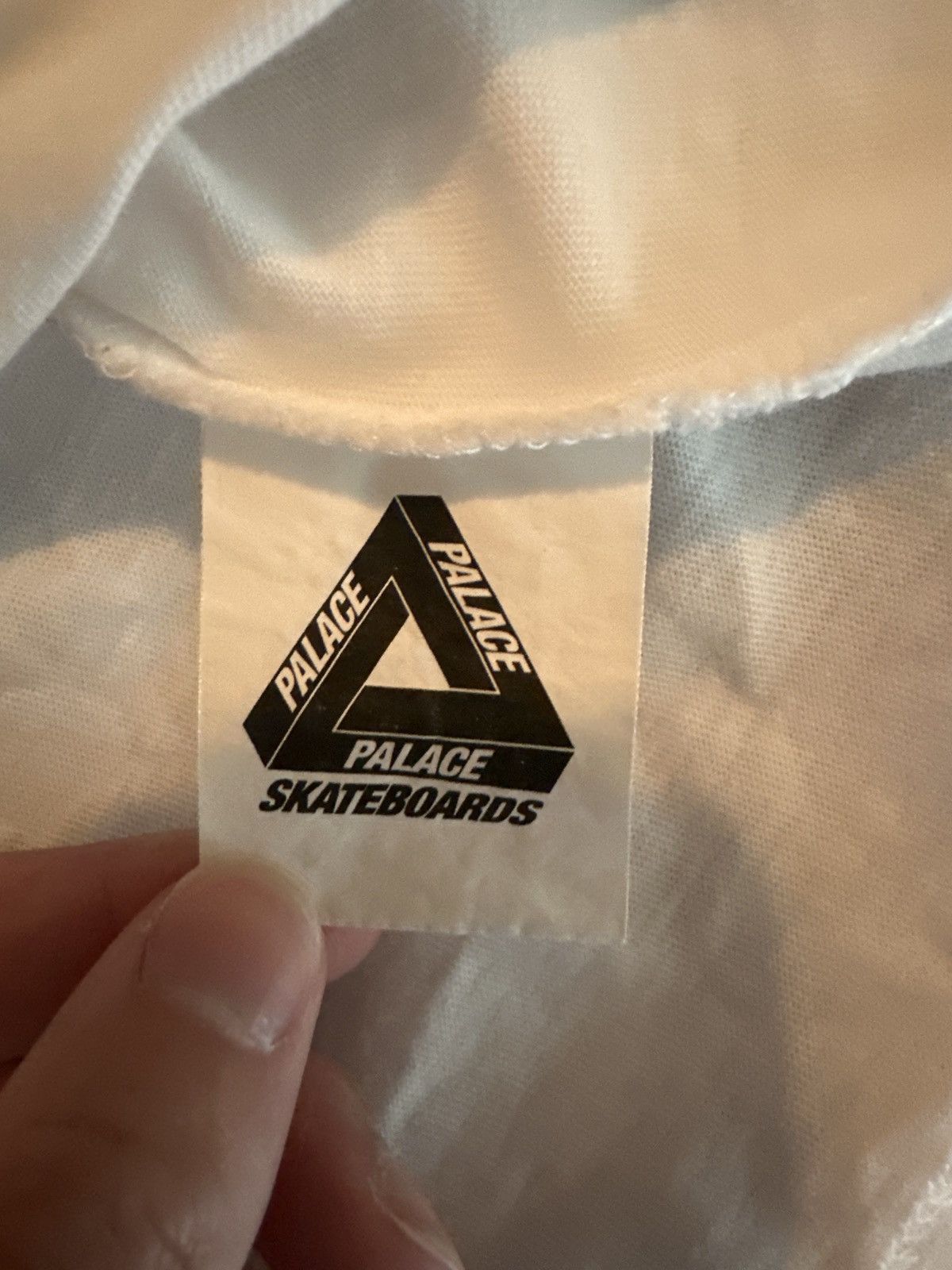 Palace White x Blue Palace Tri-Shadow T-shirt Size US S / EU 44-46 / 1 - 5 Thumbnail