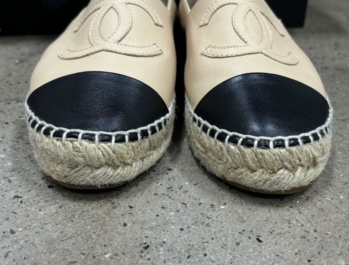 Chanel Chanel espadrilles Shoes，Sheepskin patchwork Size US 6 / IT 36 - 6 Thumbnail