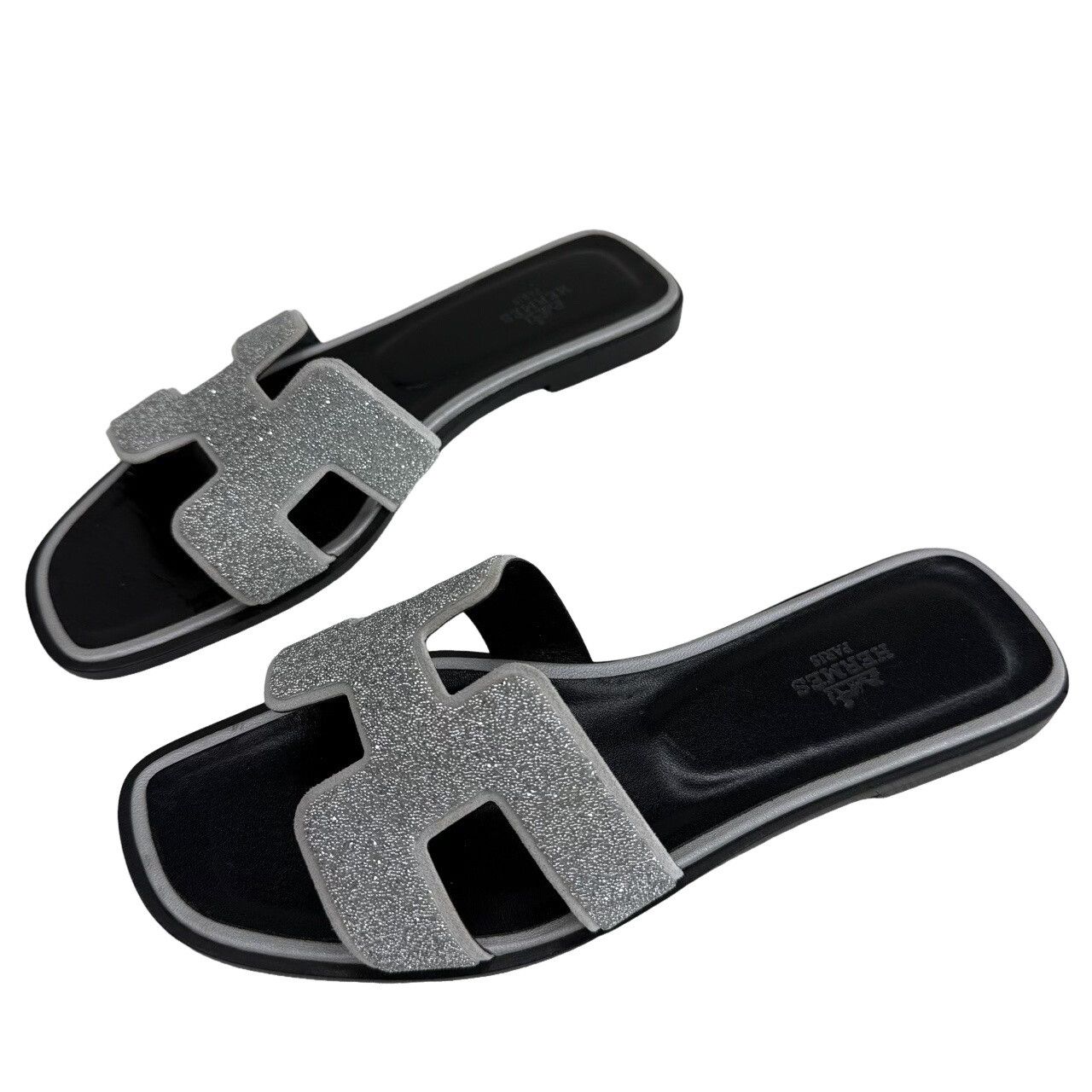 Hermes Hermes Glitter H Sandals Size 38 Size US 7 / IT 37 - 1 Thumbnail
