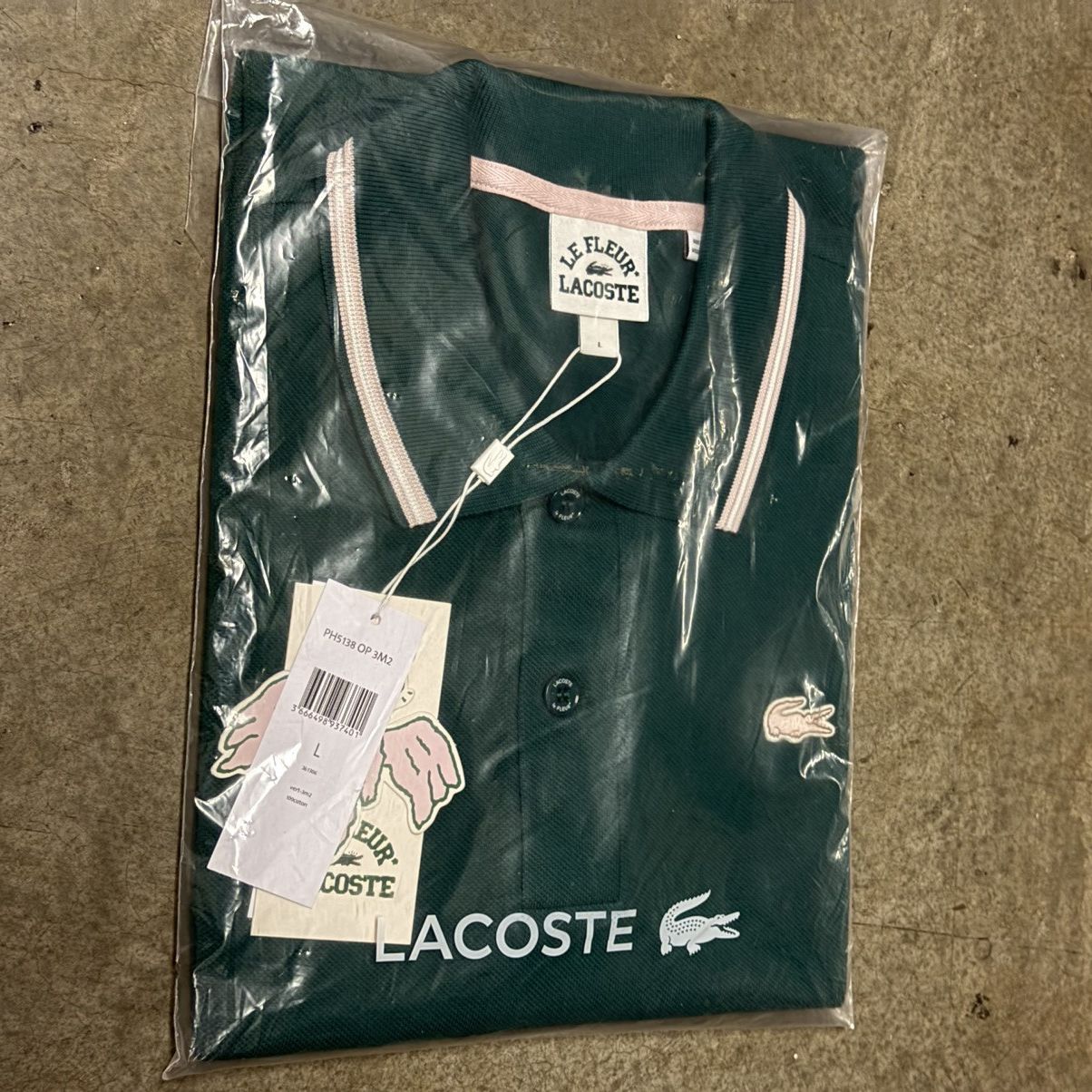 Golf le Fleur × Lacoste Golf Le Fleur x Lacoste Heavy Pique Polo / Green Size US L / EU 52-54 / 3 - 2 Thumbnail
