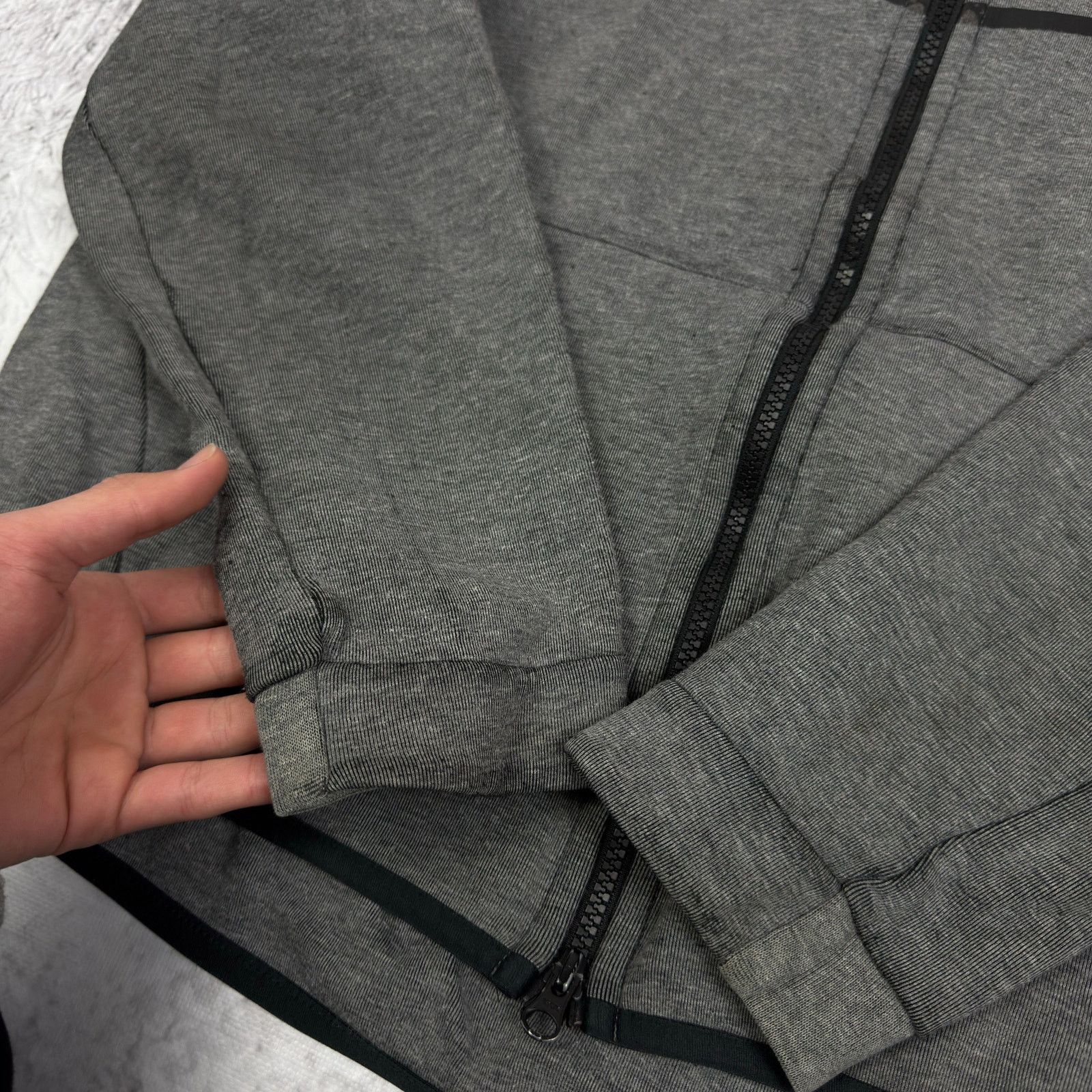 Nike Nike Tech Fleece Windrunner Men's Gray Cotton Hoodie Large Size US L / EU 52-54 / 3 - 8 Thumbnail