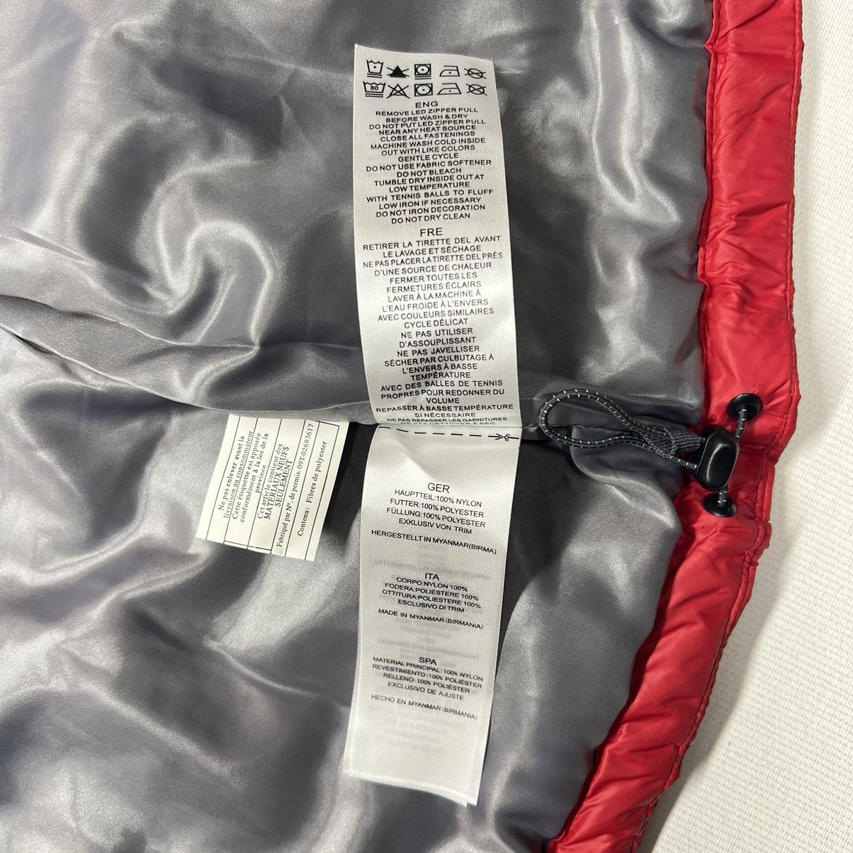 Japanese Brand NEW Toyota Jacket Red Puffer Full Zip Coat Olympics Promo Size US M / EU 48-50 / 2 - 15 Thumbnail