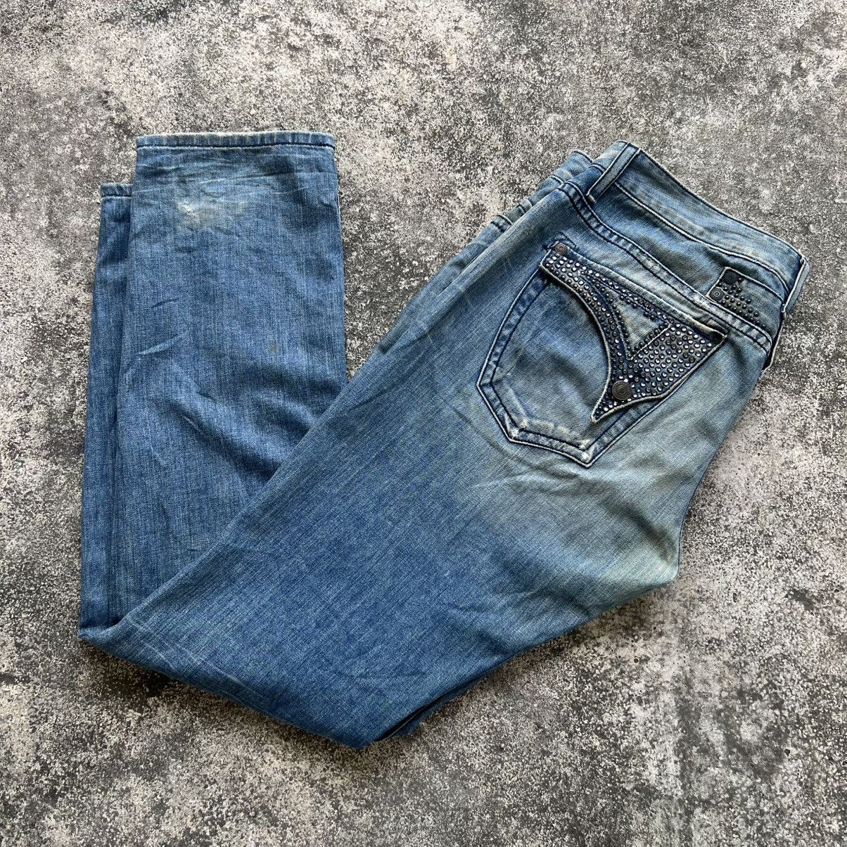 Robins Jeans “VINTAGE” ROBINS JEAN STUDDED POCKET DENIM JEANS Size US 40 / EU 56 - 1 Thumbnail