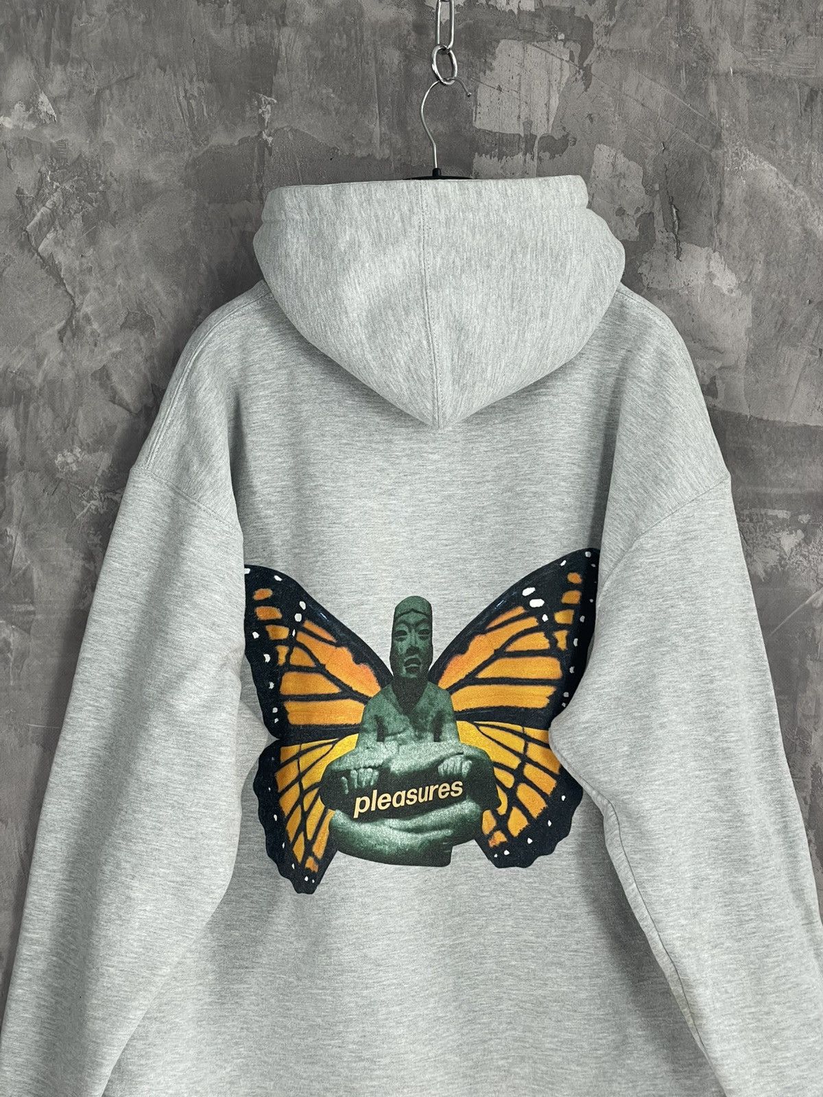 Hypebeast × Pleasures Y2K Pleasures Butterfly Logo Baggy Hype Hoodie Size US XL / EU 56 / 4 - 8 Thumbnail
