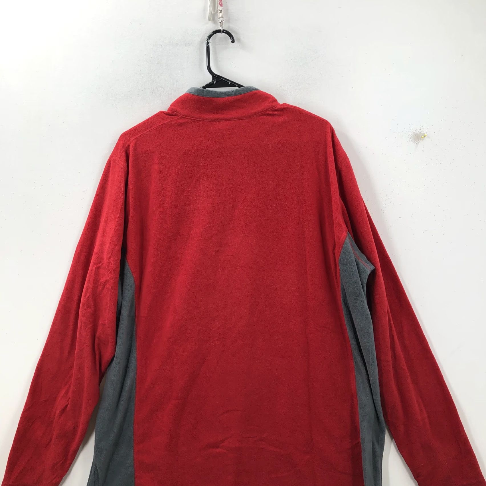 Vintage Columbia Mens Red Long Sleeve Zip High Neck Hiking Pullover Sweatshirt XL Shirt Mens Red Zip Pullover Winter Logo Breathable Classic 2000s Style? Size US XL / EU 56 / 4 - 6 Thumbnail