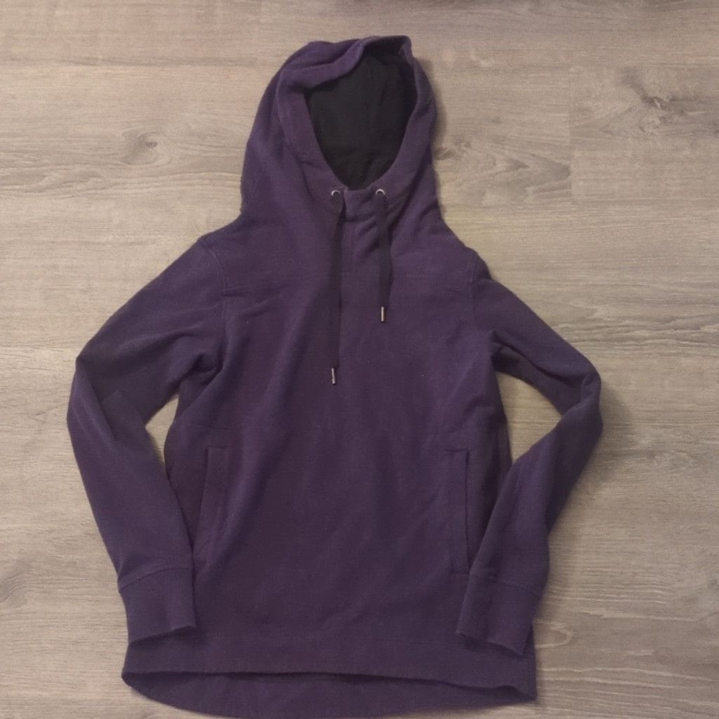 Lululemon Lululemon oversized heathered black grape split hoodie sz 4 Size S / US 4 / IT 40 - 1 Thumbnail