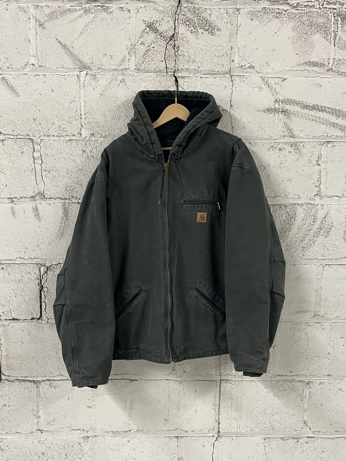 Carhartt Carhartt moss green hooded detroit style jacket rare hype Size US XXL / EU 58 / 5 - 1 Thumbnail
