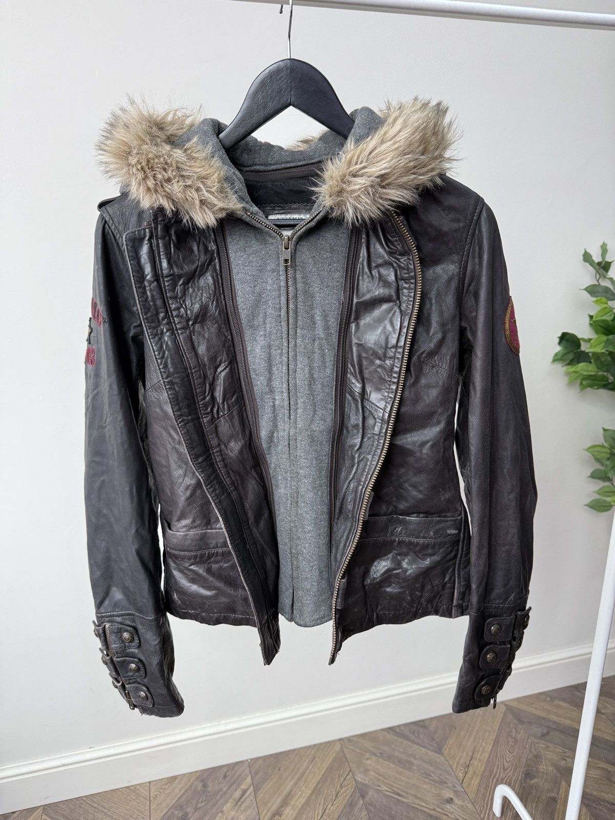 Harley Davidson Vintage Harley-Davidson Archive Faded Leather Women's Jacket Size S / US 4 / IT 40 - 21 Thumbnail